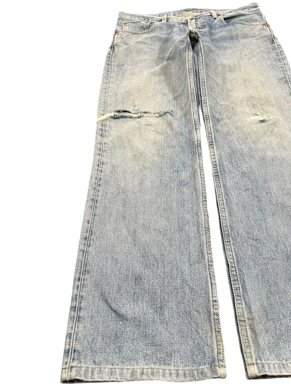 Levi's Vintage Levi’s 502 Faded Distressed Denim Size US 34 / EU 50 - 3 Thumbnail