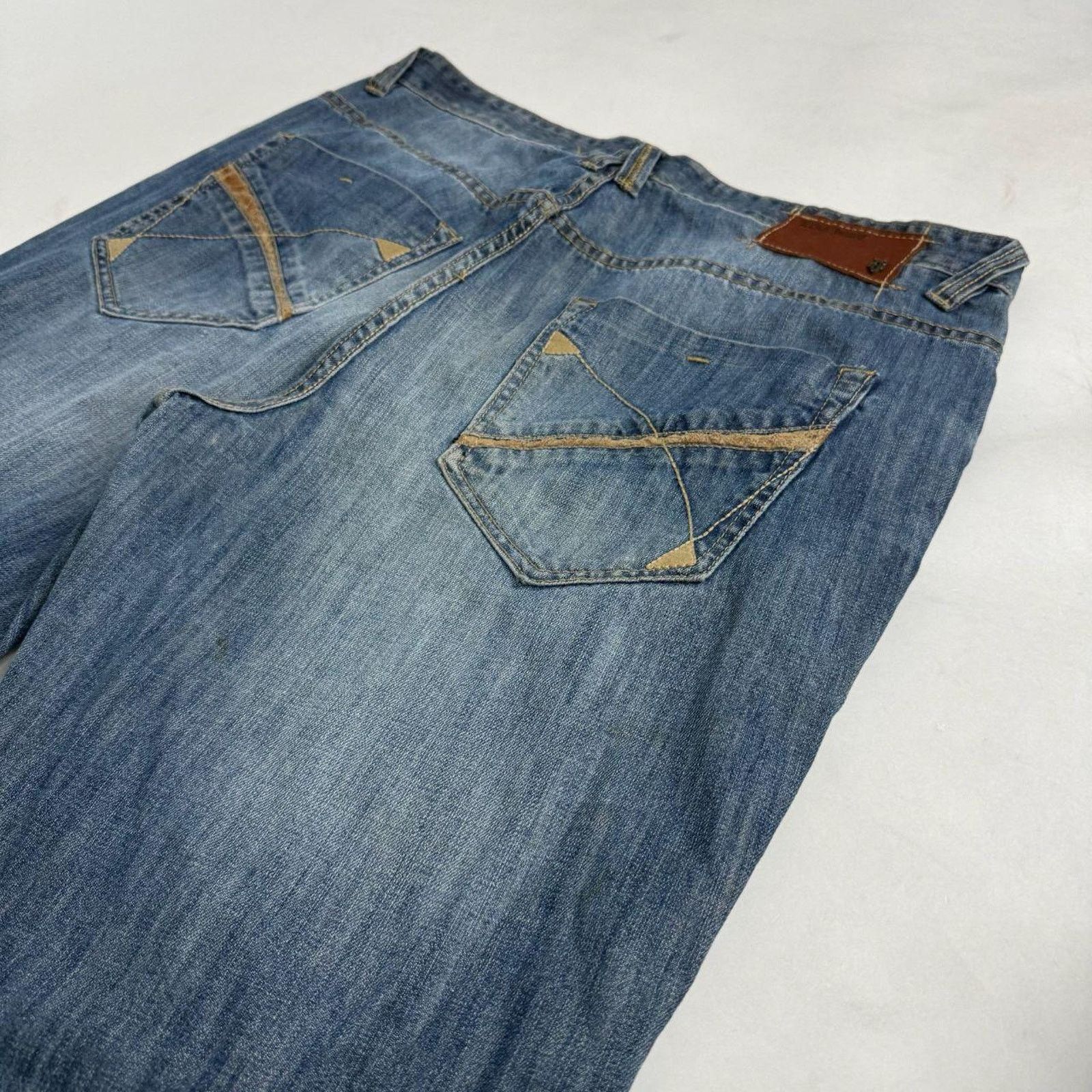 Ecko Unltd. × JNCO × Vintage Vintage y2k baggy wide leg ecko unltd archive faded jeans Size US 38 / EU 54 - 2 Thumbnail