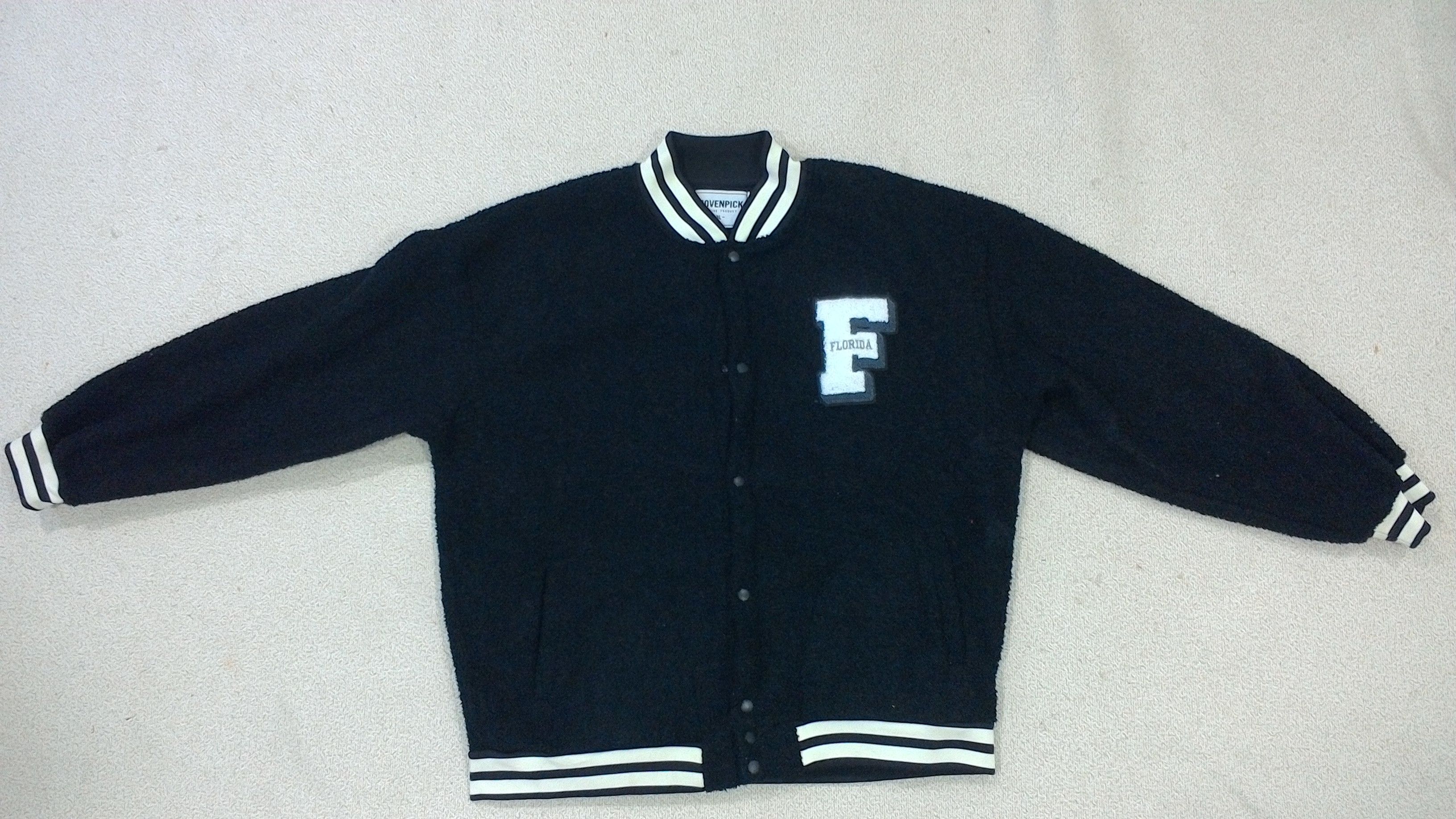Japanese Brand Movenpick Black Varsity Jacket Size L / US 10 / IT 46 - 2 Thumbnail