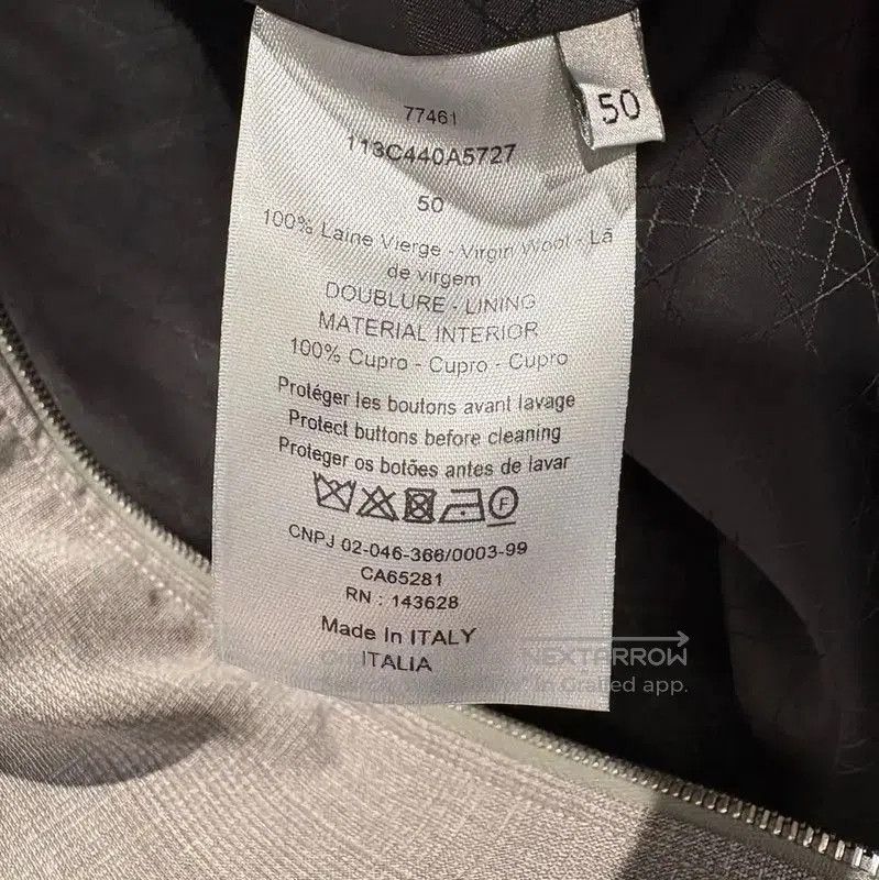 Dior Dior Gray XL Men's Outerwear Jacket . Size US XL / EU 56 / 4 - 4 Thumbnail