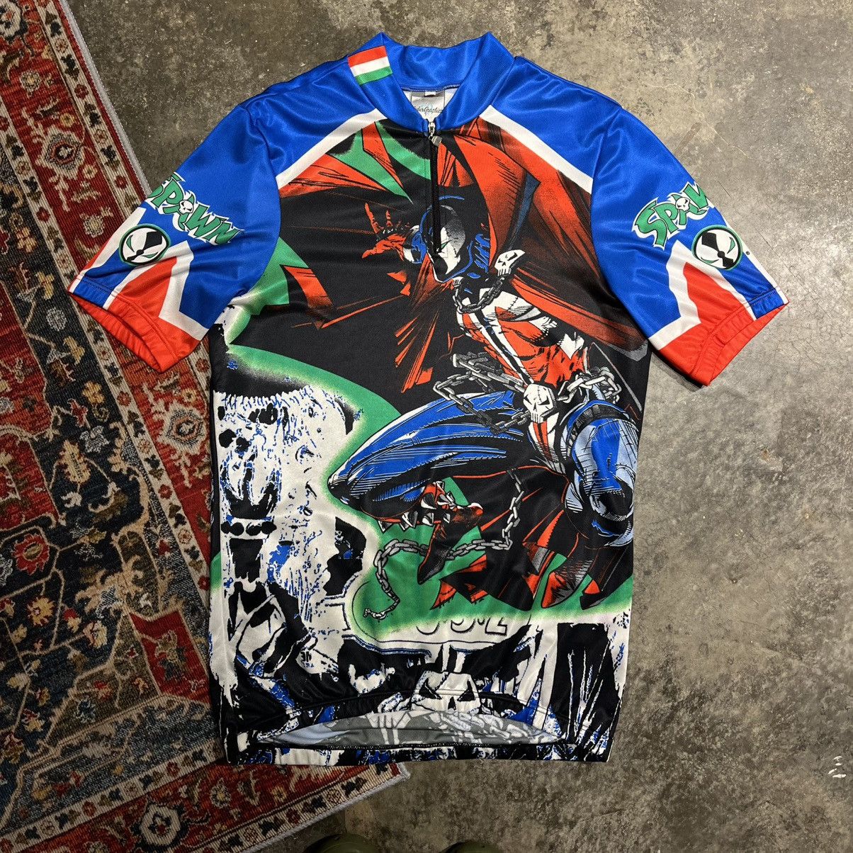 Vintage Vintage Spawn Cycling Jersey by Todd McFarlane Productions Size US L / EU 52-54 / 3 - 4 Thumbnail
