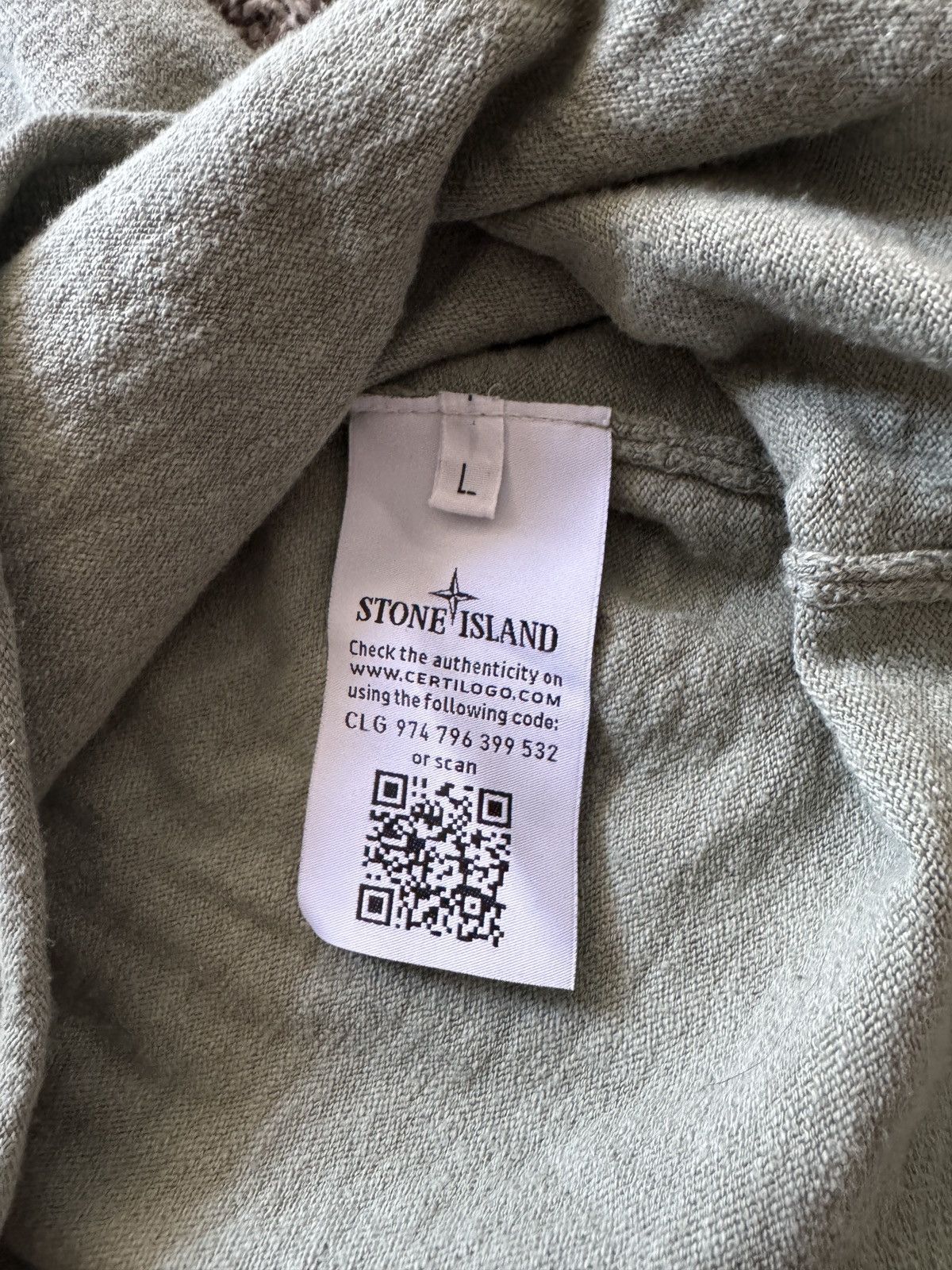 Stone Island SS19 Green Crewneck Size US L / EU 52-54 / 3 - 6 Thumbnail