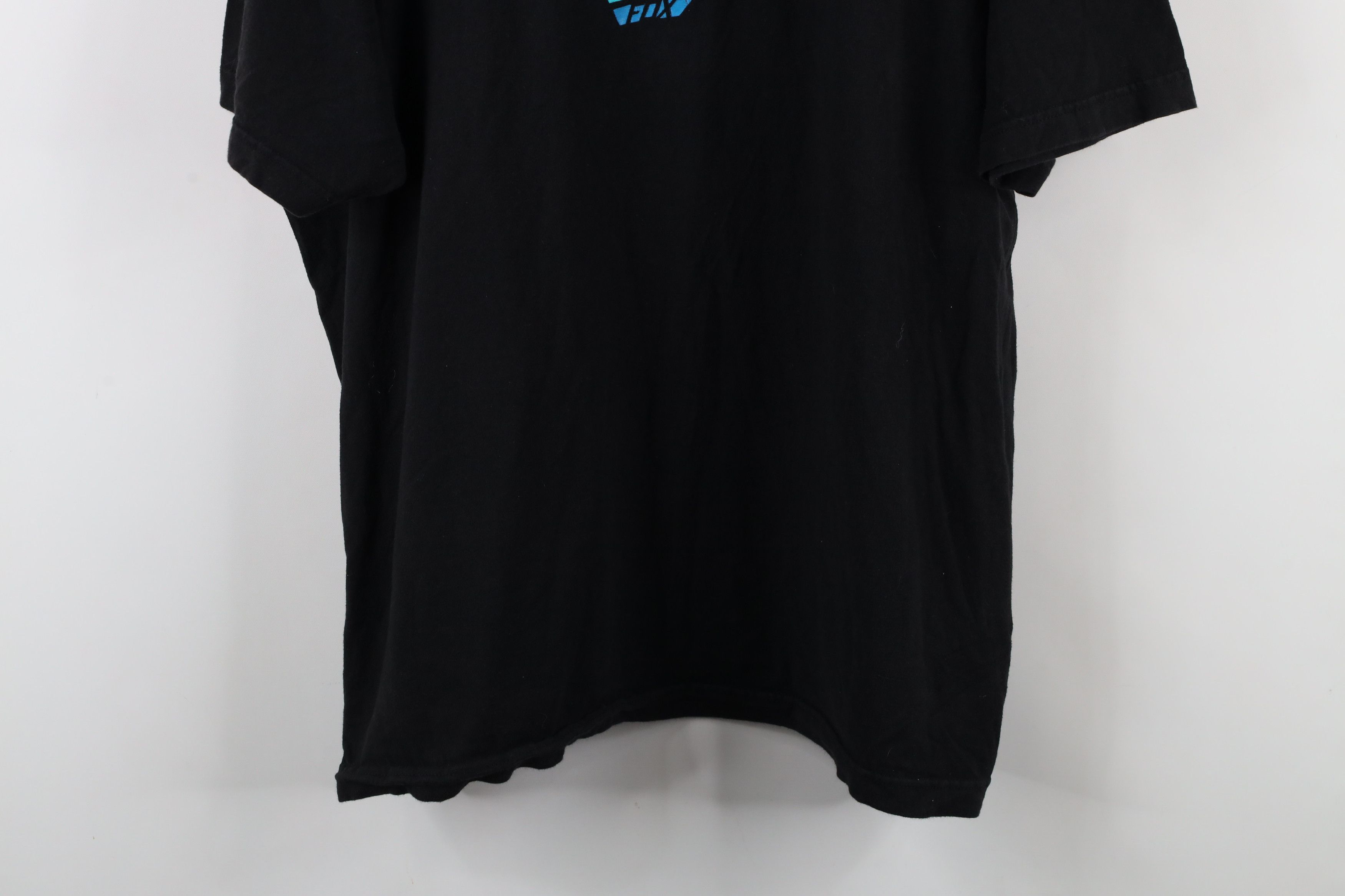 Fox Racing × Vintage Vintage Fox Racing Spell Big Logo Motocross T-Shirt Black Size US XXL / EU 58 / 5 - 3 Thumbnail