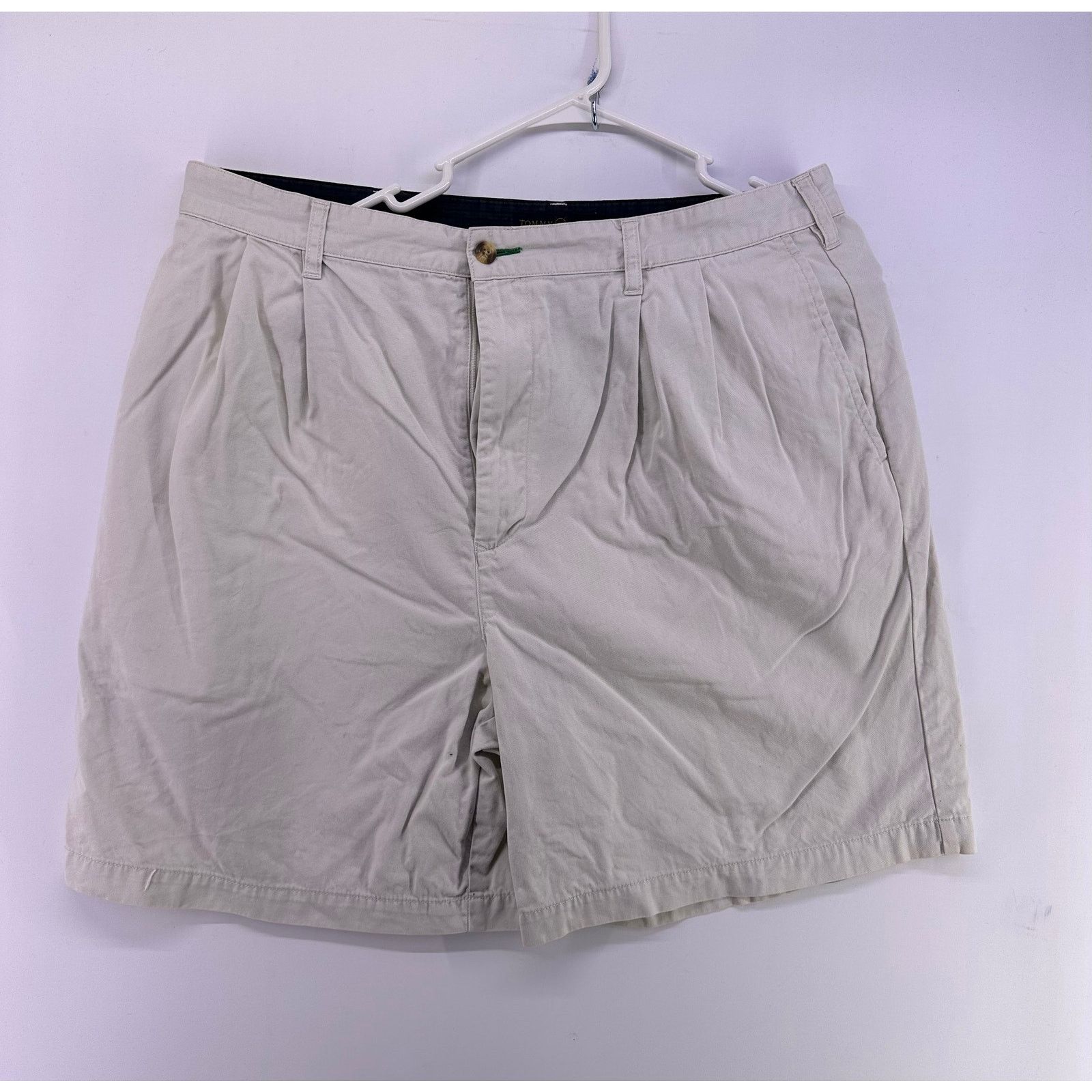 Tommy Hilfiger Tommy Hilfiger Men’s Size 38 Golf Pleated Front Beige Size US 38 / EU 54 - 2 Thumbnail