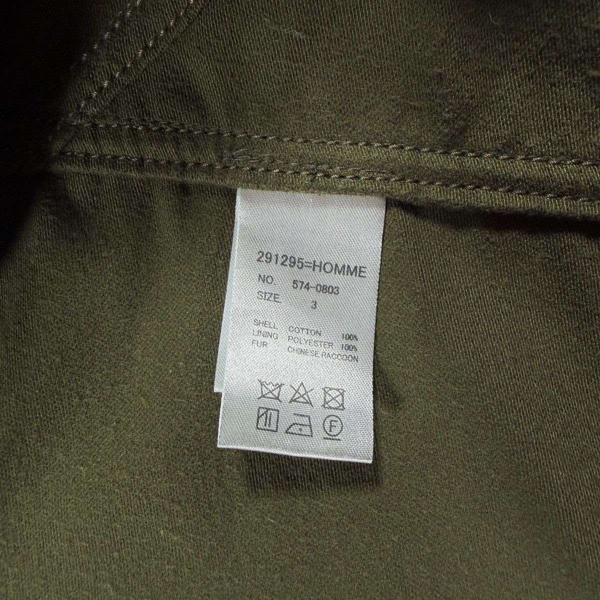291295=Homme 291295 = Homme Raccoon Fur Parka Size US S / EU 44-46 / 1 - 7 Thumbnail