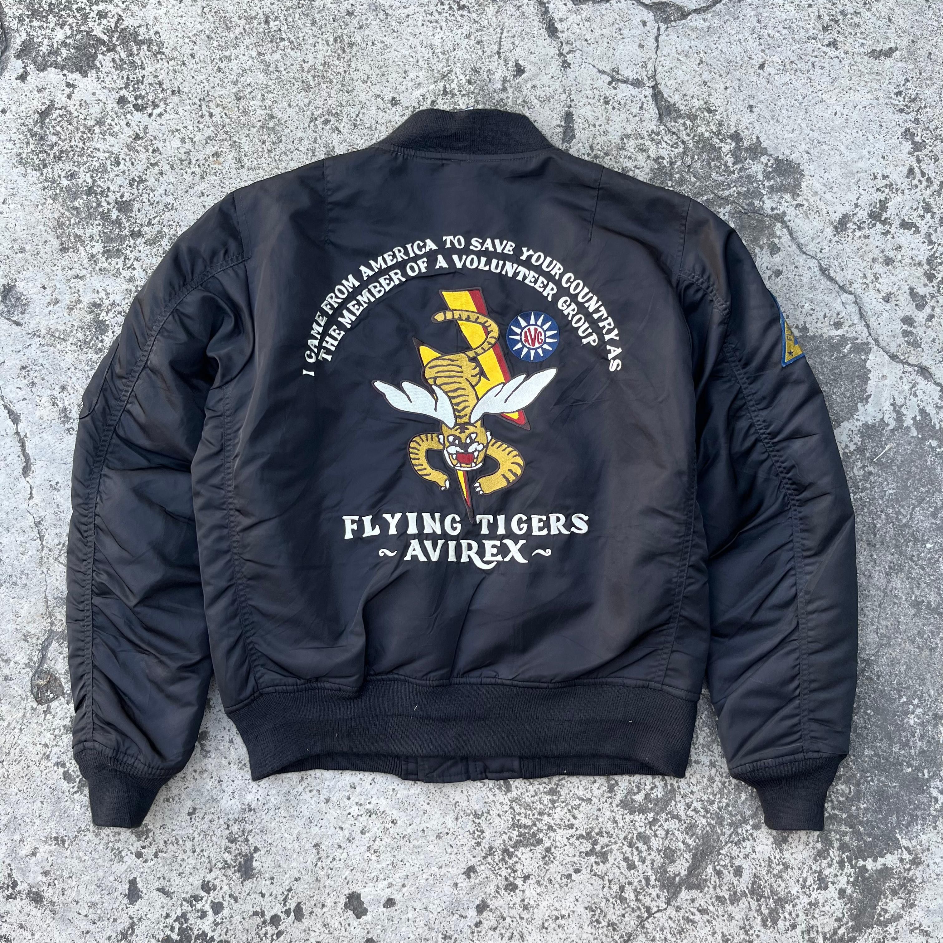 Avirex Avirex Flying Tigers MA 1 Bomber Jacket 💥 | Grailed