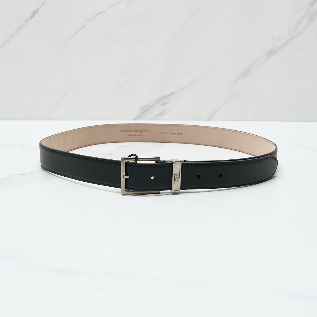 Alexander McQueen Alexander McQueen Men's Logo Belt Size ONE SIZE - 1 Thumbnail