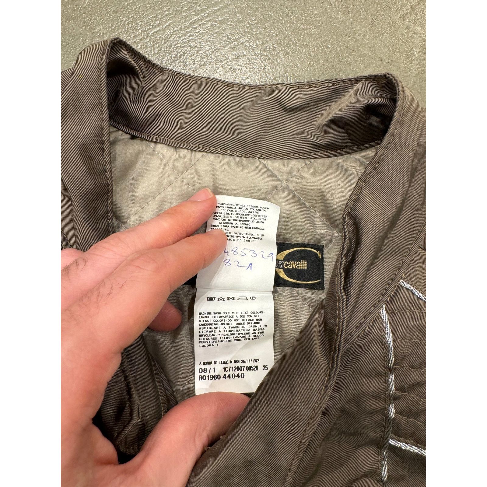 Roberto Cavalli 2007 Cavalli paneled bomber jacket Size US XL / EU 56 / 4 - 14 Thumbnail