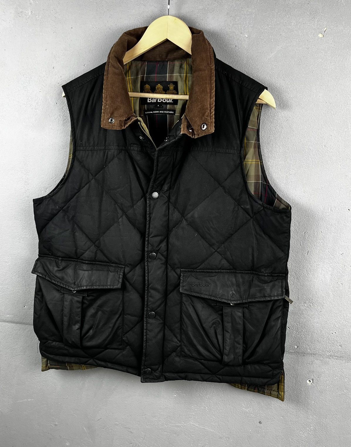 Barbour Nice❗️Vintage Barbour Distressed Wax Vest Jacket | Grailed