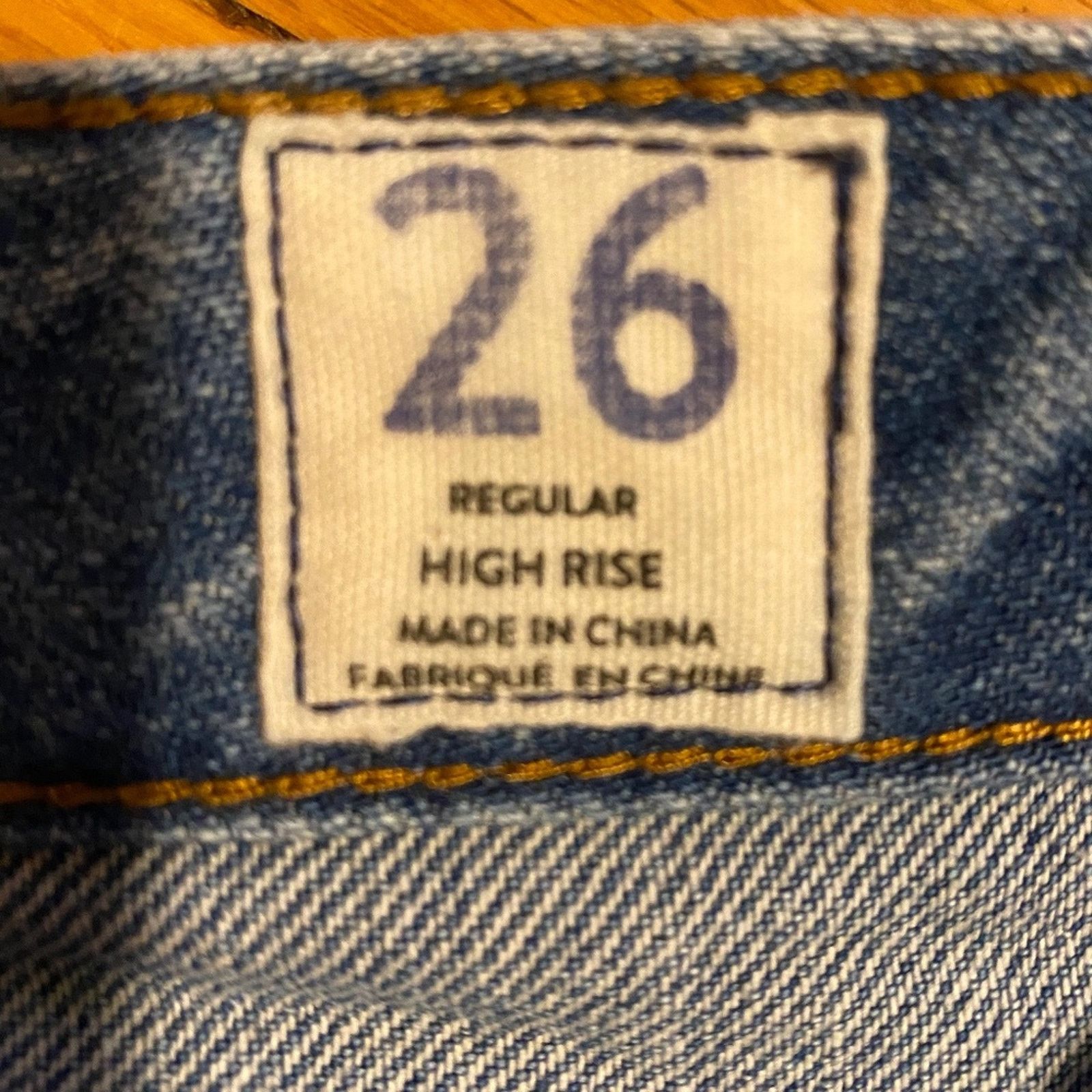 Free People Free People High-Rise Regular Button Fly Raw Hem Jeans - 26 Size 26" / US 2 / IT 38 - 7 Thumbnail