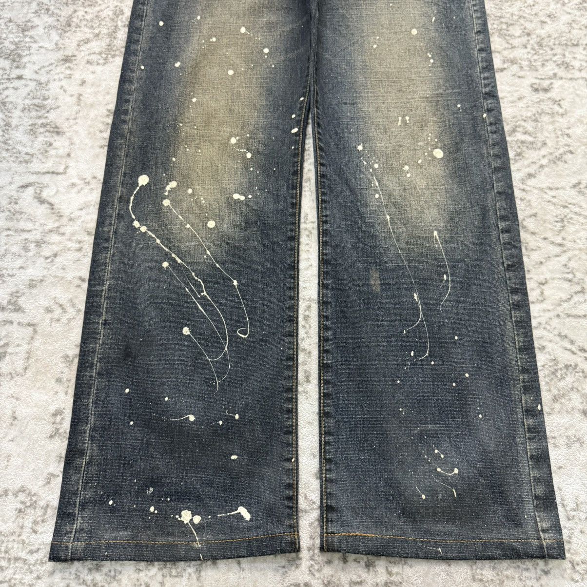 Oshkosh Vintage Oshkosh Paint Splatter Mud Wash Loose Jeans Size US 34 / EU 50 - 4 Thumbnail