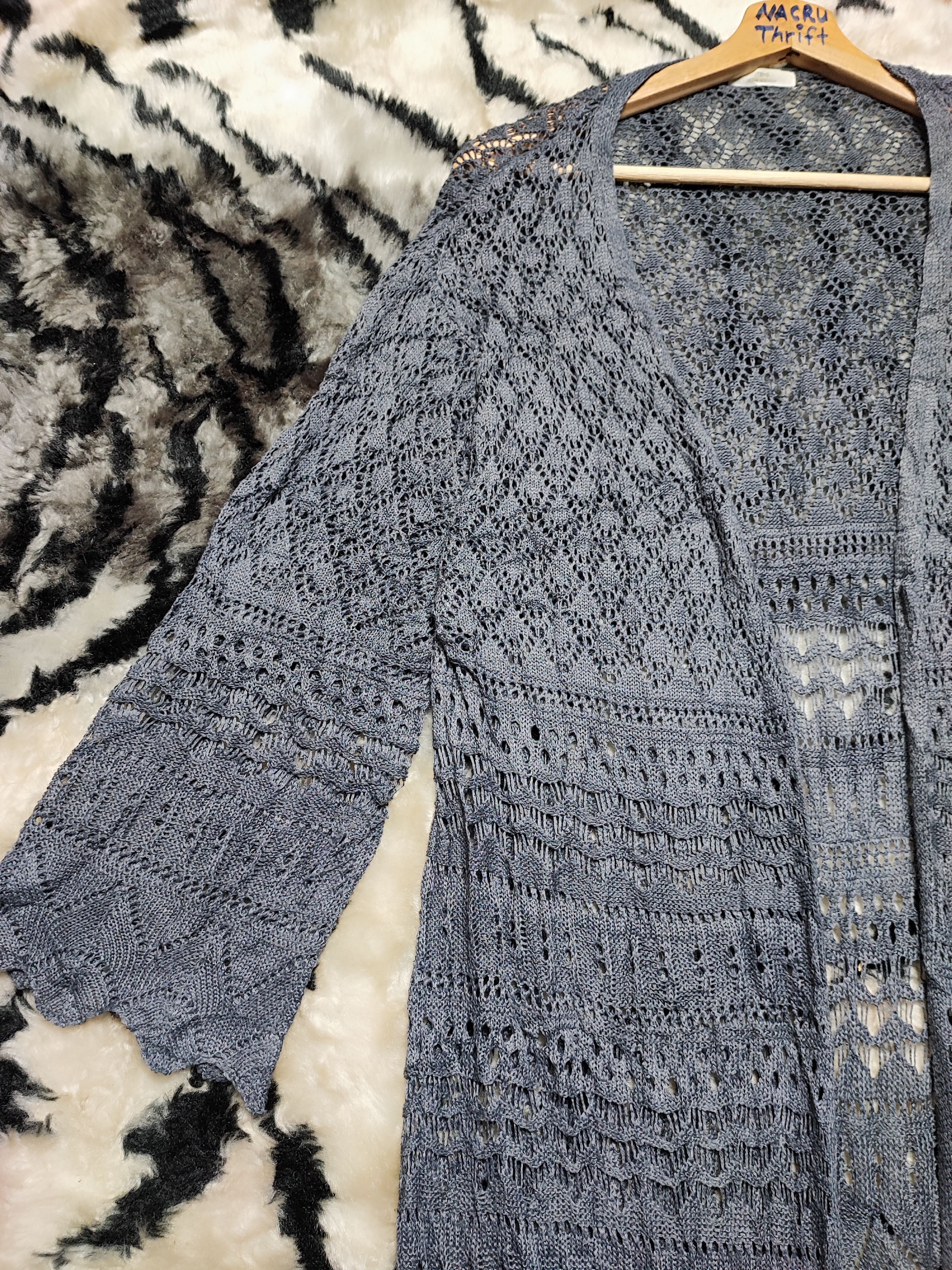 14th Addiction × Hysteric Glamour × URBAN RESEARCH DOORS Open Knitted Fishnet Grunge sweater Size ONE SIZE - 4 Thumbnail