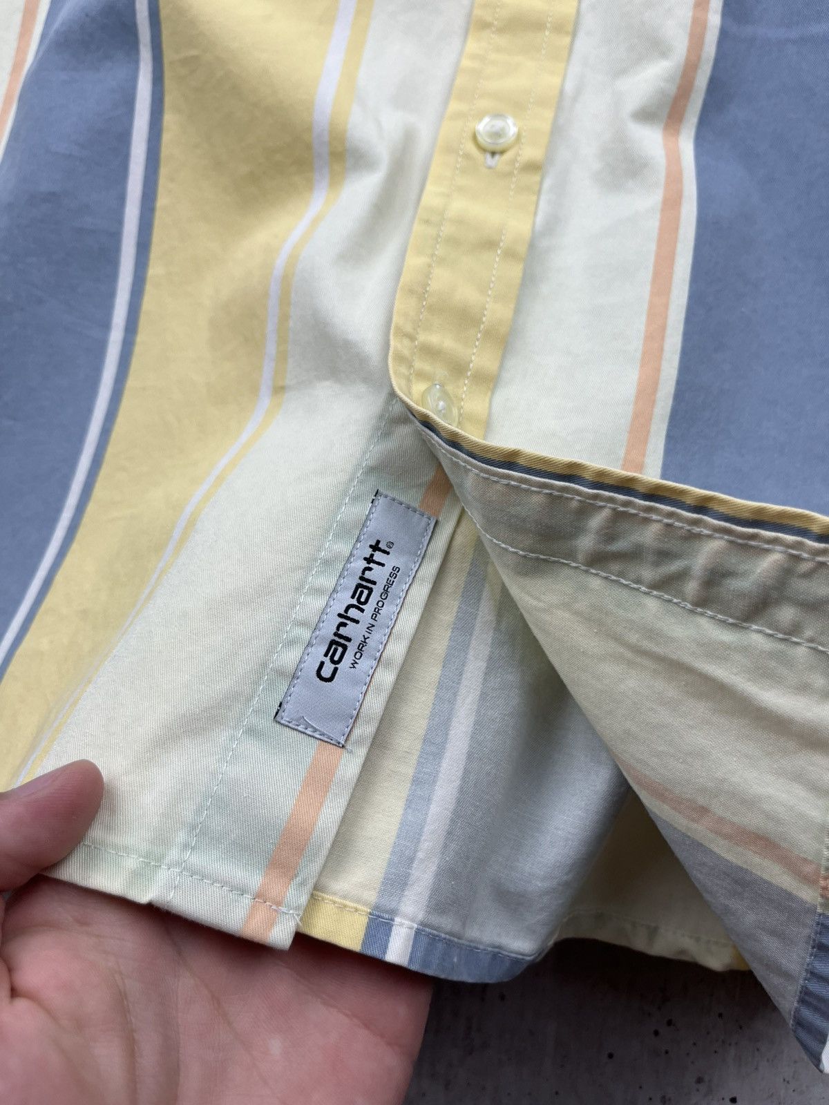 Carhartt Carhartt Gilman Shirt Garment Dyed Spearmint Size S Size US M / EU 48-50 / 2 - 7 Thumbnail