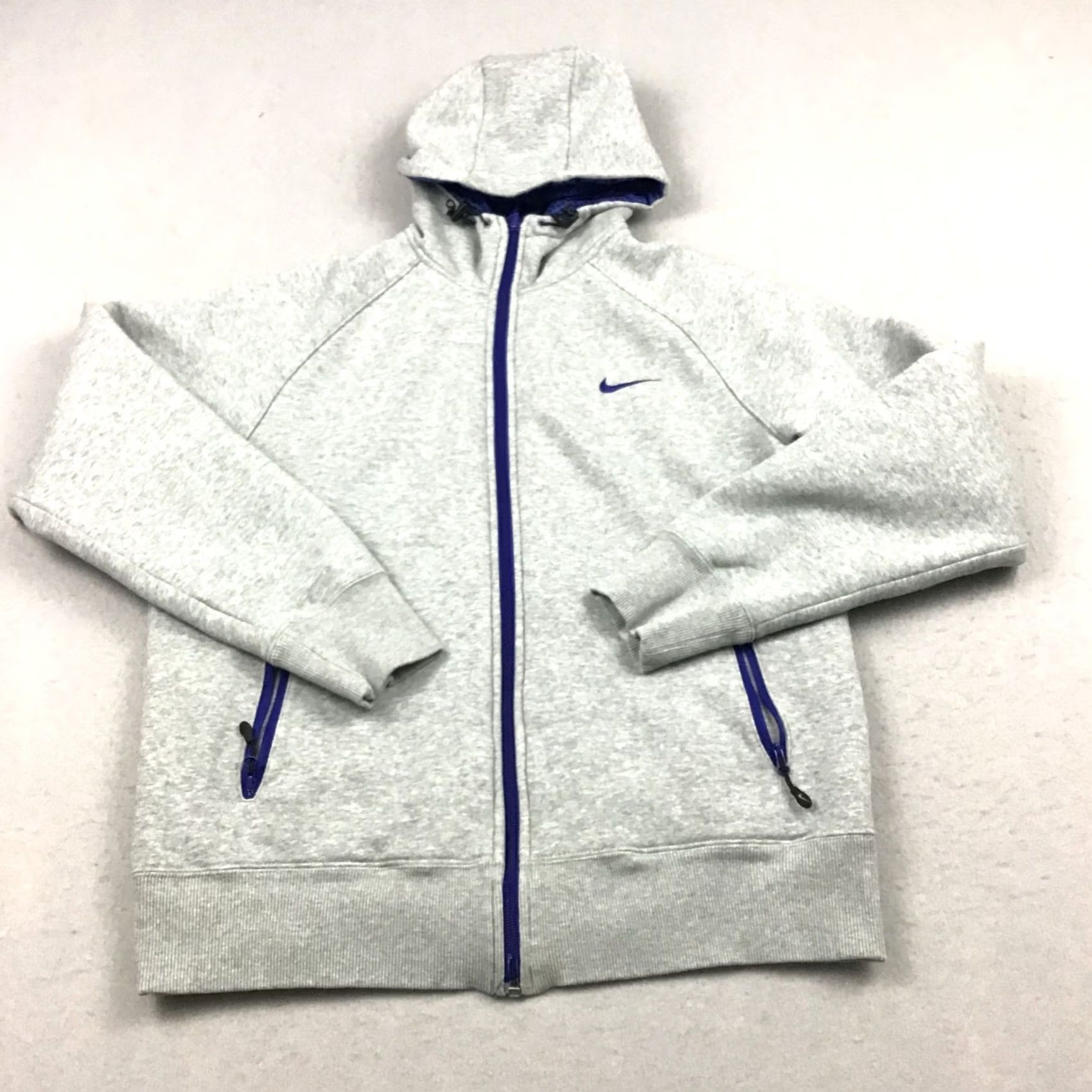 Nike Nike Jacket Men Large Gray Geometric Full Zip Hood Reversible Pockets L Size US L / EU 52-54 / 3 - 2 Thumbnail