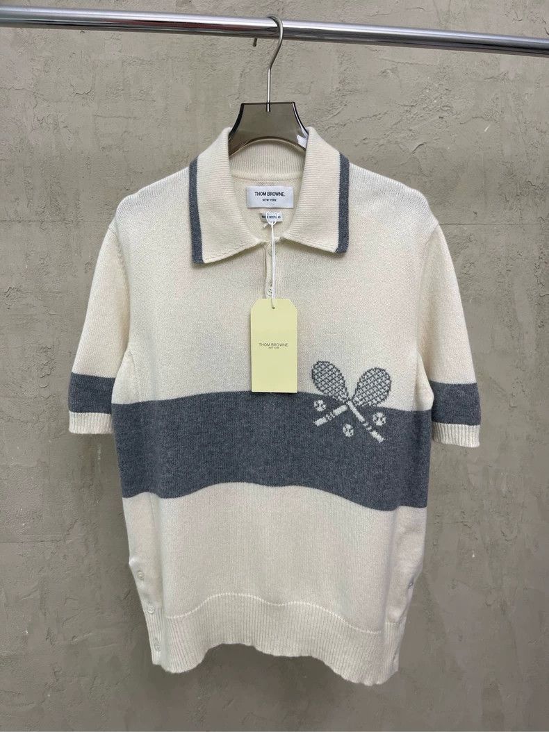 Thom Browne Thom Browne Cashmere knit sweater Size US L / EU 52-54 / 3 - 1 Thumbnail