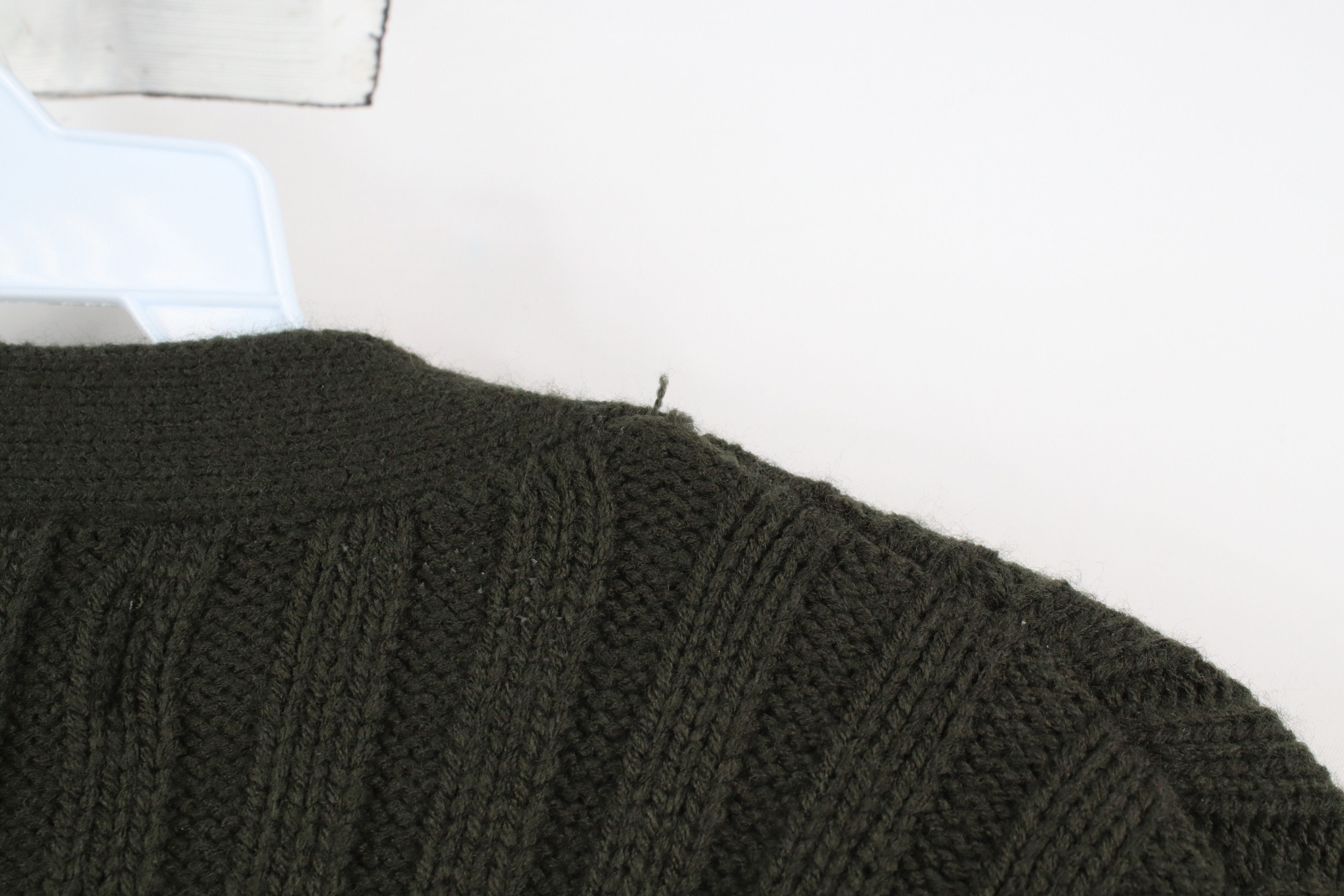 Vintage Deadstock Vintage 90s Streetwear Cable Knit Cardigan Sweater Size US M / EU 48-50 / 2 - 10 Thumbnail