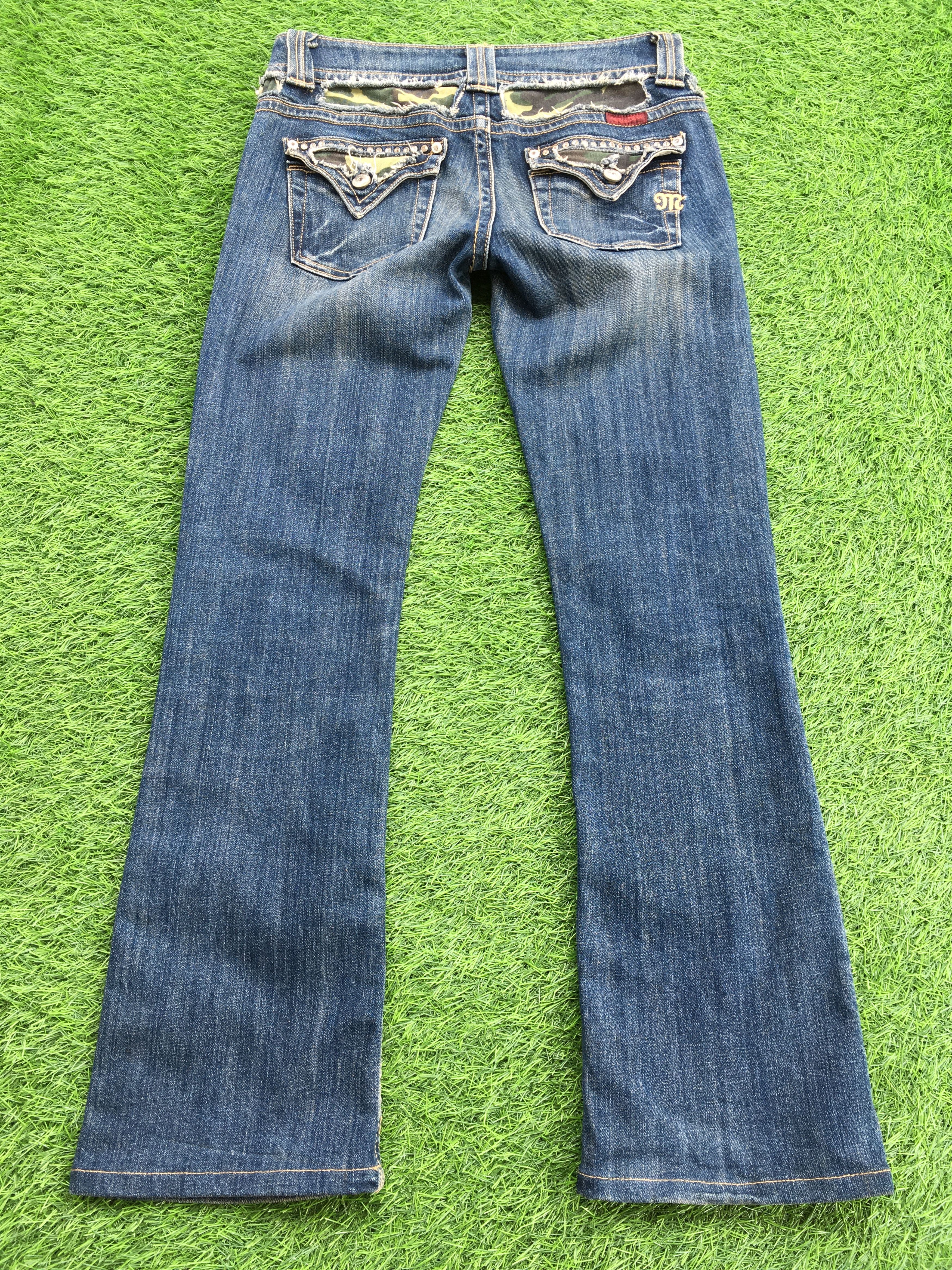 Jean Camo Embellished Bootcut Jeans D-1201 Size 28" / US 6 / IT 42 - 6 Thumbnail