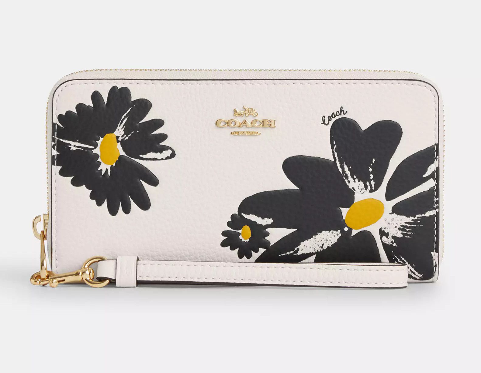 Coach Long Zip Around Wallet With Floral Print CZ608 Size ONE SIZE - 5 Thumbnail