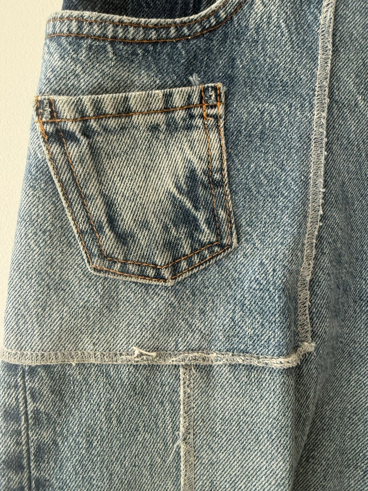 Takahiromiyashita The Soloist. the jean patchwork denim Size US 29 - 3 Thumbnail