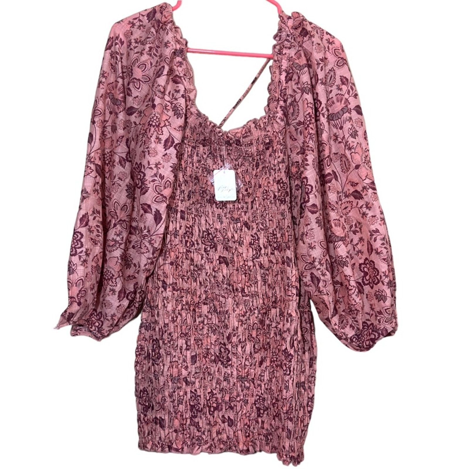 Free People Free People Smock It To Me Mini Dress Size S / US 4 / IT 40 - 9 Thumbnail