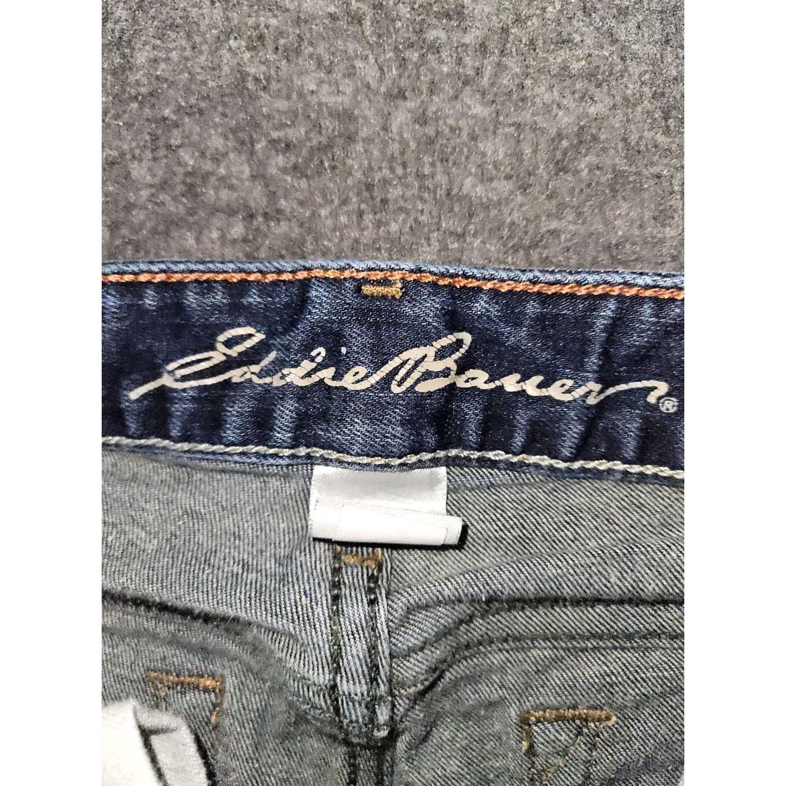 Eddie Bauer Eddie Bauer Jeans Bootcut Women 8 Mid Blue 90s City Nature Regular Inseam 28 Denim Pocket Stretch White Label? Size 30" / US 8 / IT 44 - 2 Thumbnail