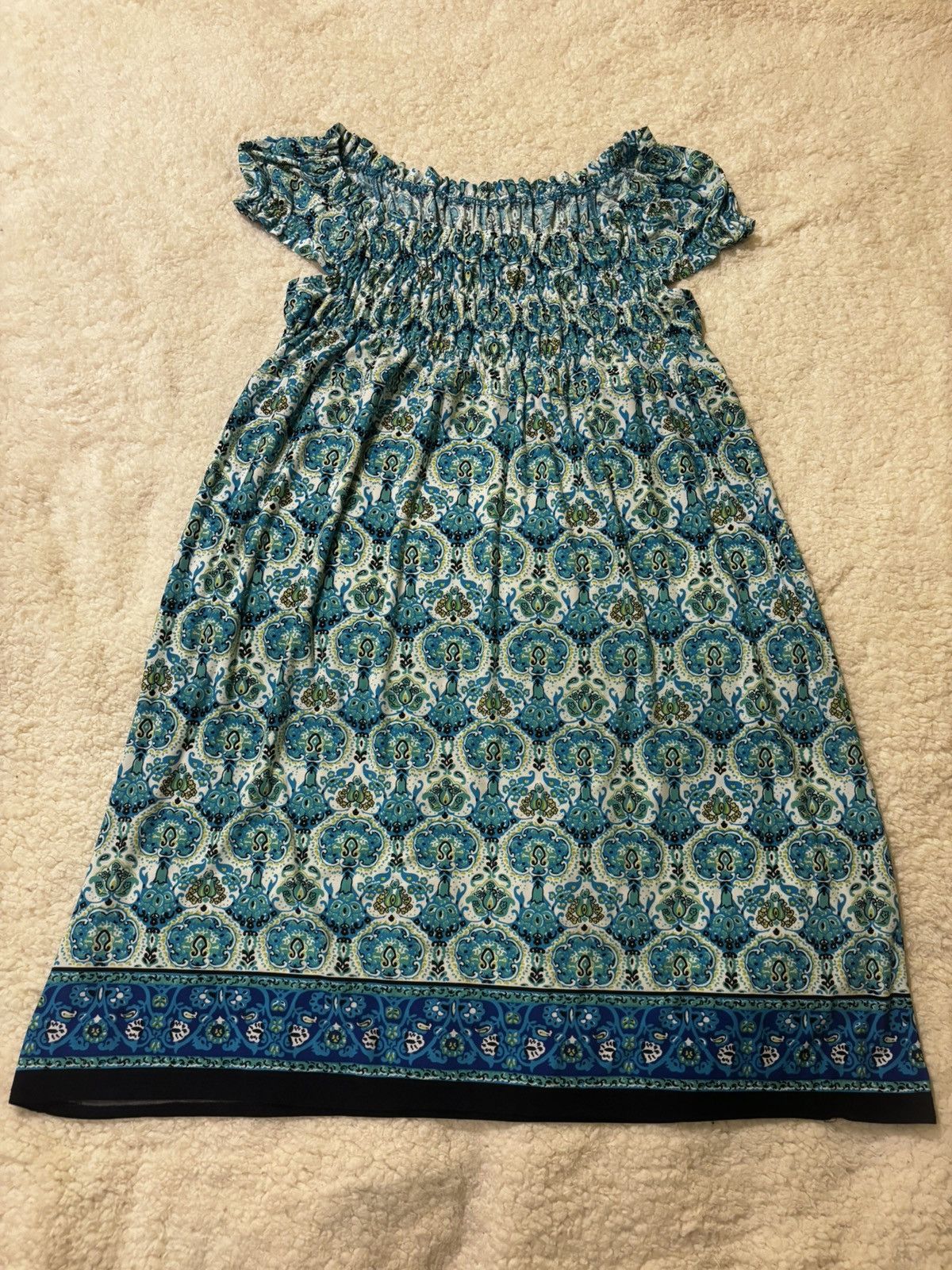 Other Blue & green sleeveless dress1600 Size M / US 6-8 / IT 42-44 - 1 Thumbnail