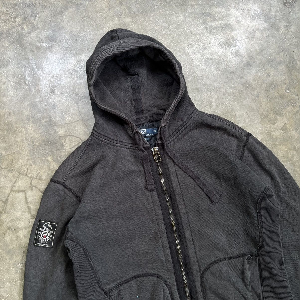 Polo Ralph Lauren 2000s Polo Ralph Lauren 76105 Washed Zip Hoodie Size US S / EU 44-46 / 1 - 3 Thumbnail