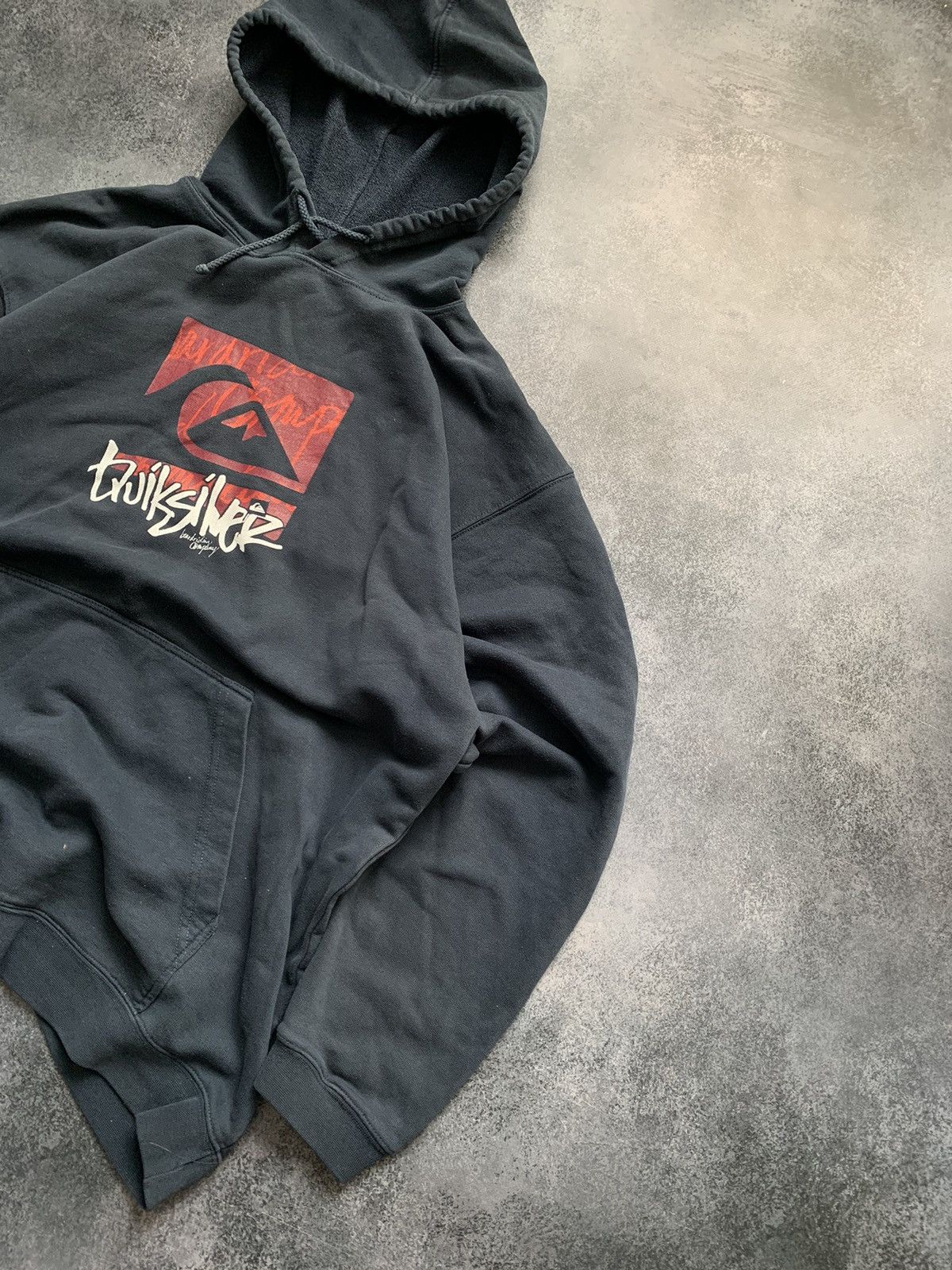 Quiksilver × Vintage Vintage Quiksilver Hoodie Size US XL / EU 56 / 4 - 3 Thumbnail