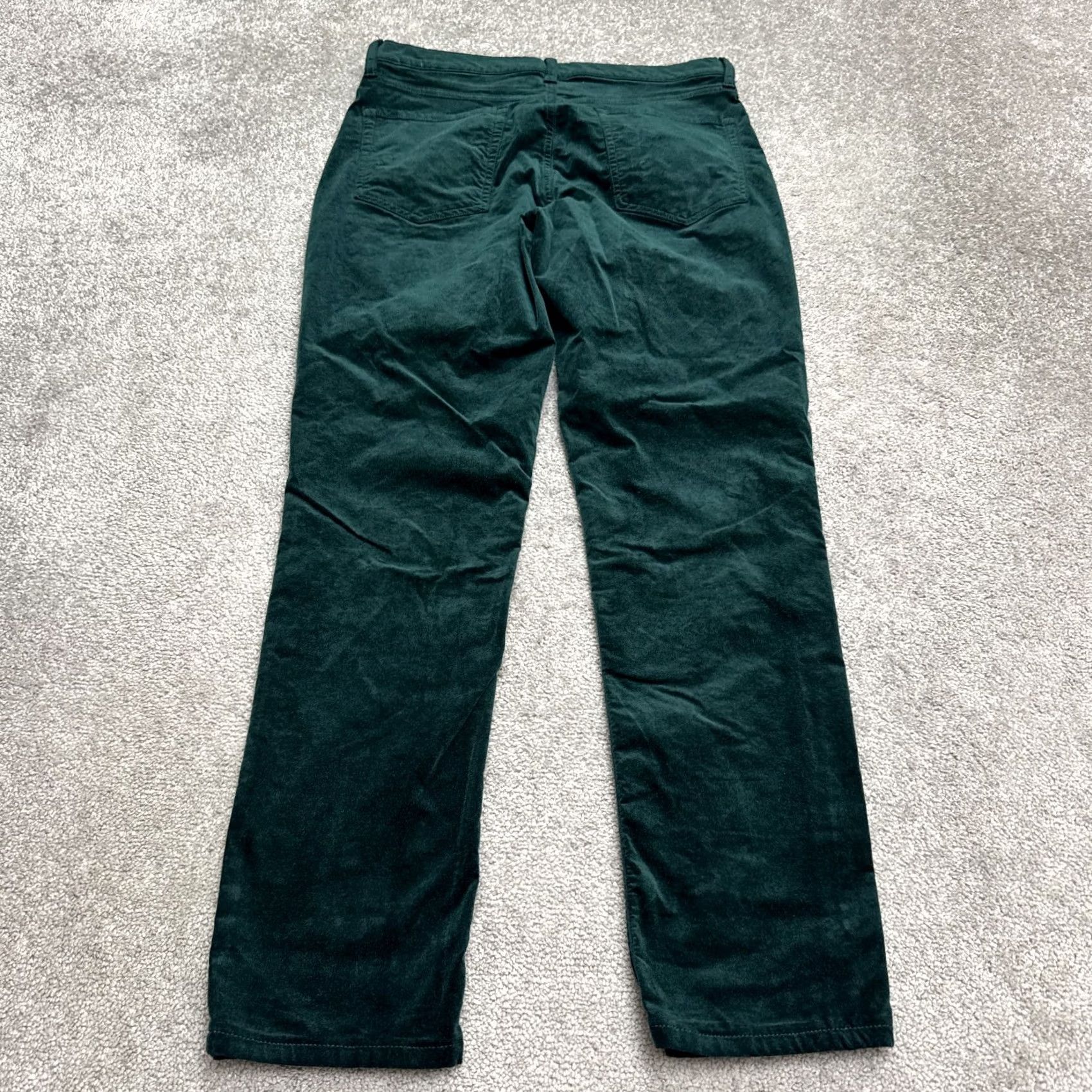 Banana Republic Banana Republic Pants Women's High Rise Slim Fit Velvet 31 Long Green Chino Casual Workwear 90s? Size 24" / US 00 / IT 34 - 2 Thumbnail