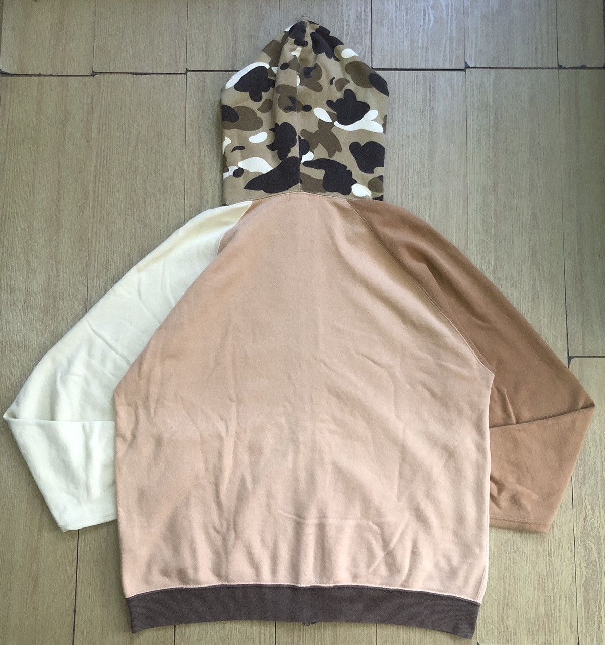 Bape BAPE Brown Crazy Camo Full Zip Hoodie Size US M / EU 48-50 / 2 - 2 Thumbnail