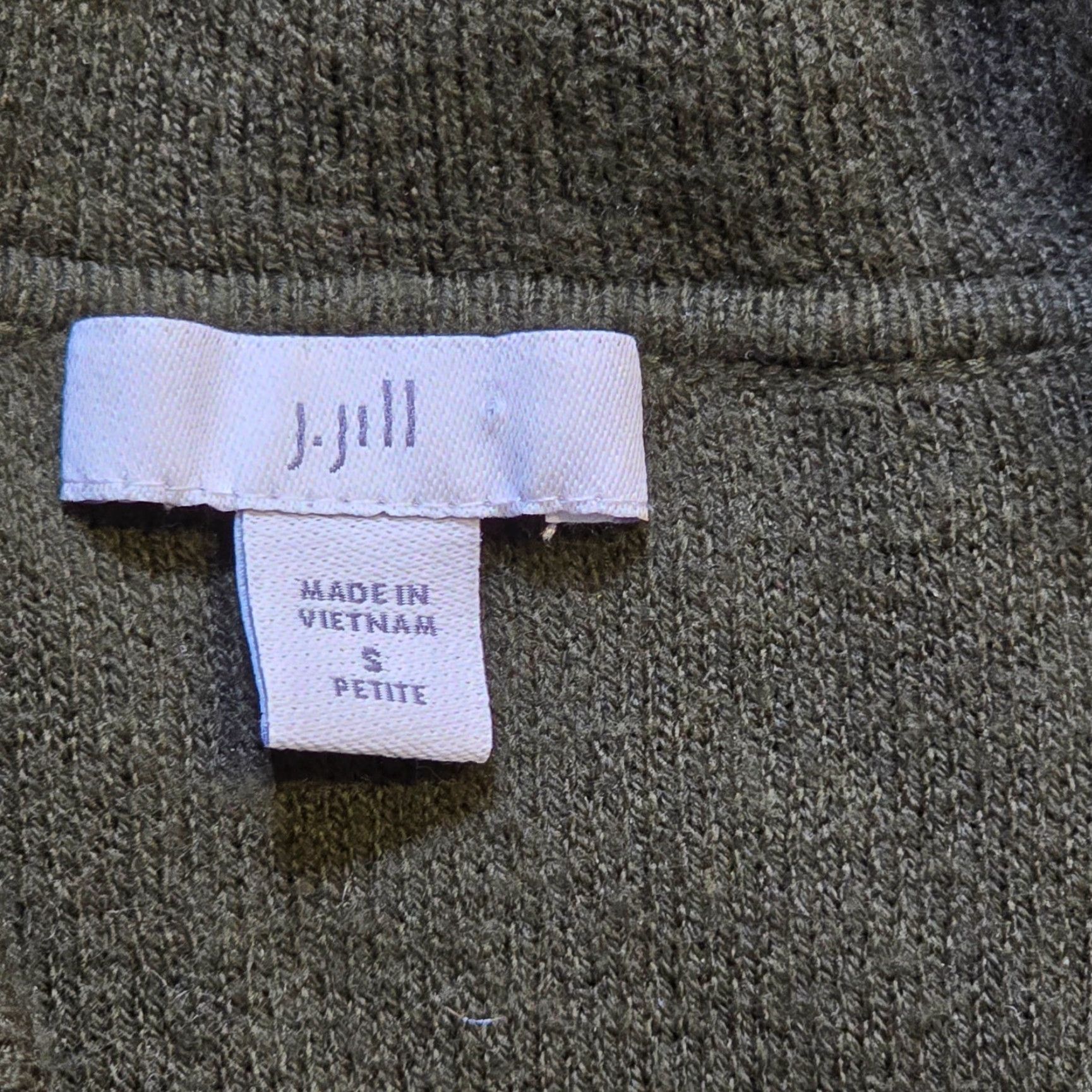 J. Jill J Jill Vest Womens Size Small Petite Green Button Pockets Capsule Knit Sweater Vest Women Casual Knit Vest S Green J. Jill Womens Size S / US 4 / IT 40 - 3 Thumbnail