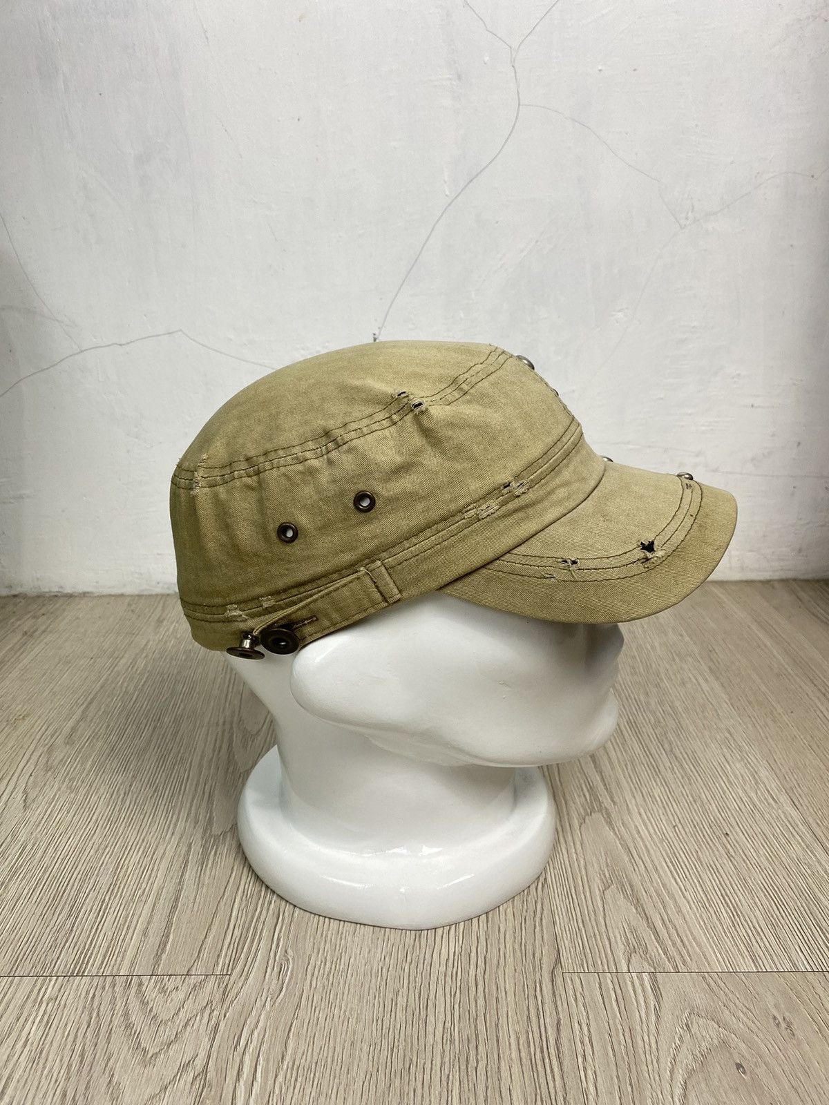 If Six Was Nine × Japanese Brand × Le Grande Bleu (L.G.B.) 2000s Cadet hat KMRii style studed Size ONE SIZE - 3 Thumbnail