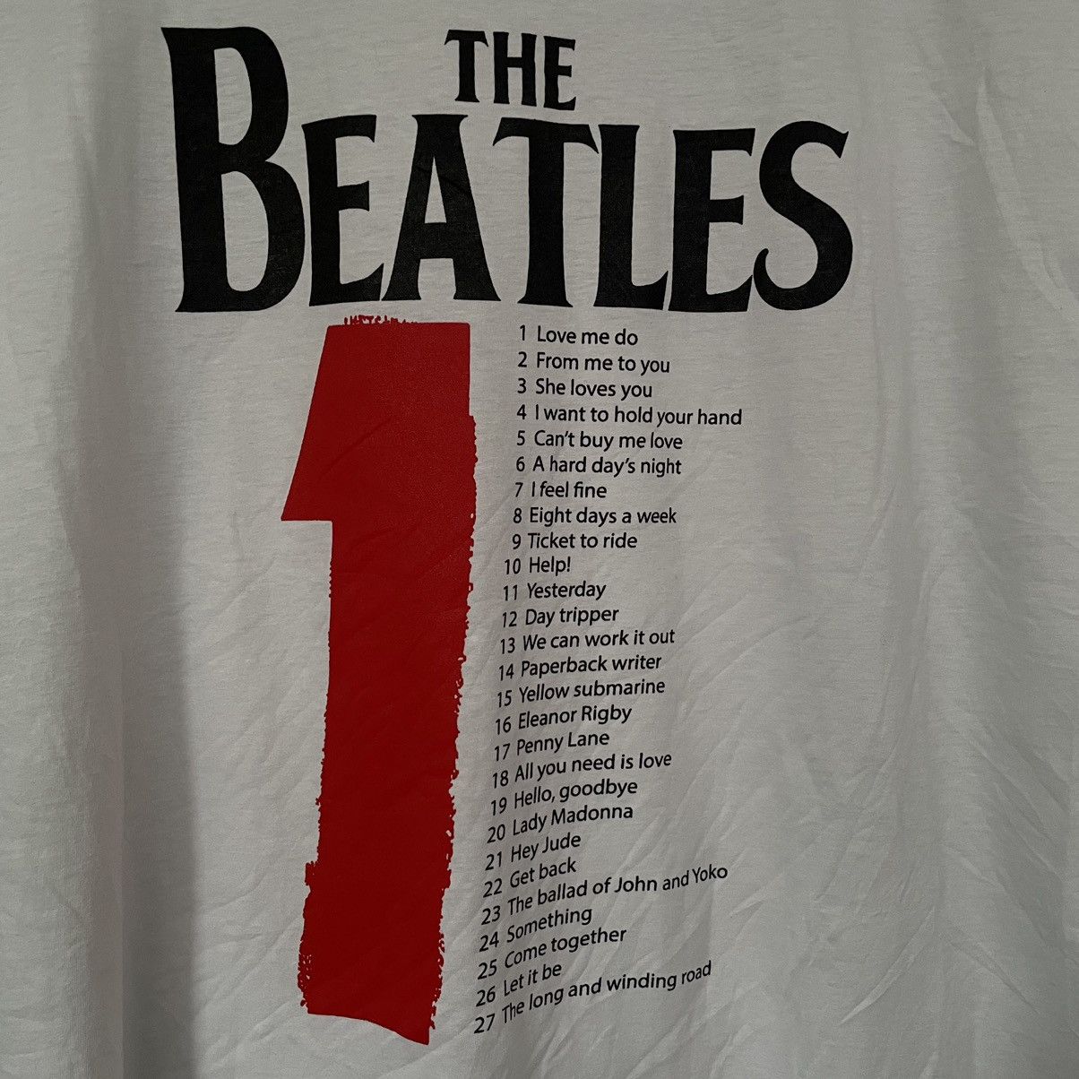 Band Tees The Beatles Album Compilation T Shirt Size US L / EU 52-54 / 3 - 6 Thumbnail