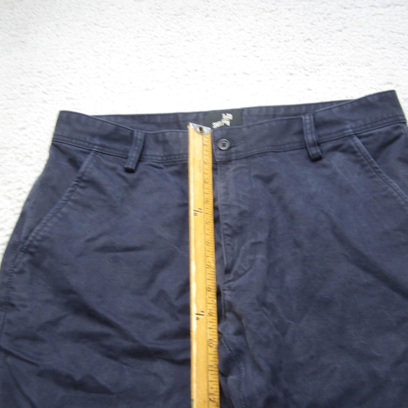 Vintage Todd Shelton Pants Mens 33x34 Navy Blue Straight Chino Basic Made in USA Casual Preppy Jacket? Size US 33 - 5 Thumbnail
