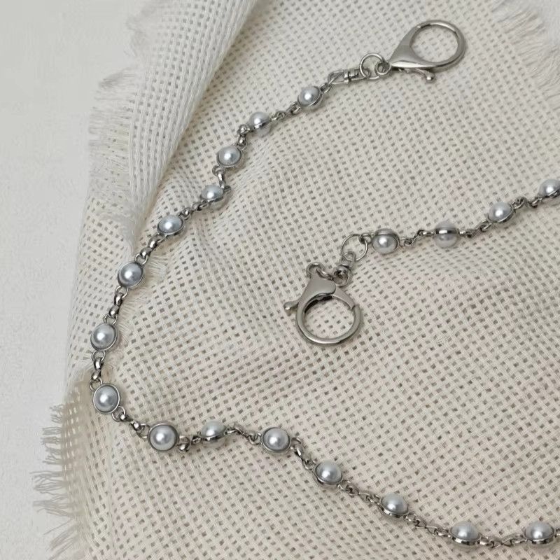 Jewelry Minimalism Pearl y2k Retro Style Unisex Punk Pants Chain Size ONE SIZE - 8 Thumbnail