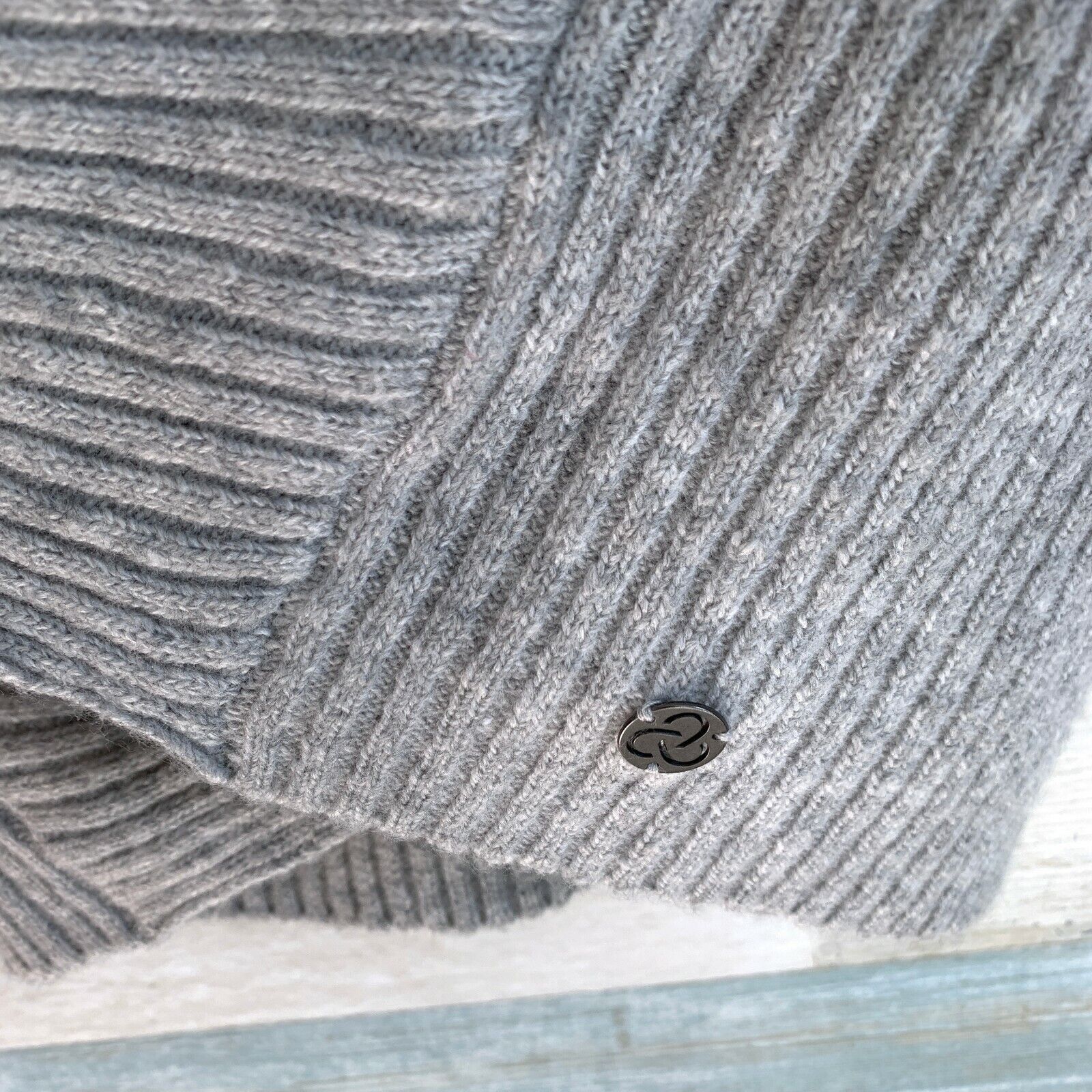 Other Zella Wrap Sweater Gray Ribbed Surplice V Neck Womens XXS Size XXS / US 00 / IT 34 - 7 Thumbnail