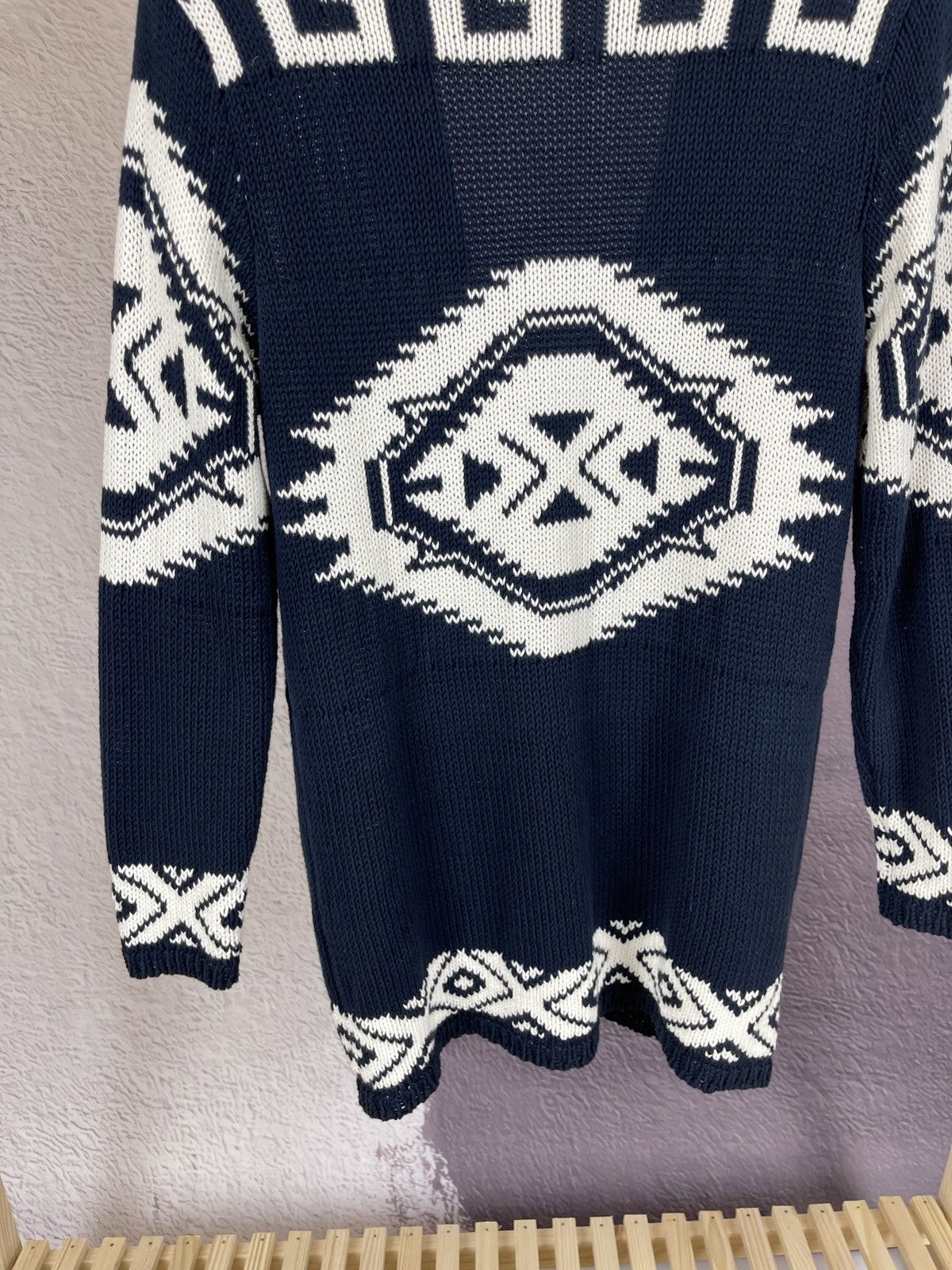 Altea Altea for Care of Carl Aztec pattern knitted cardigan Size US S / EU 44-46 / 1 - 12 Thumbnail