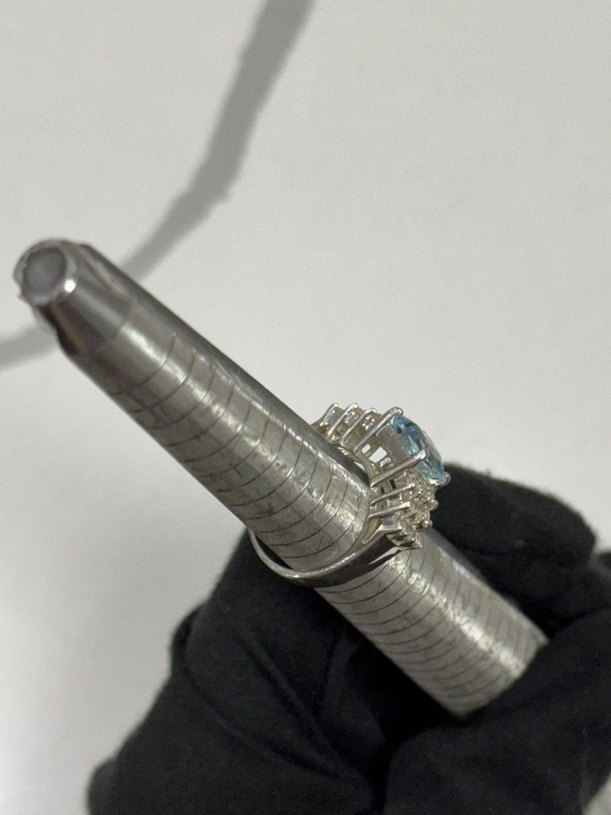 Jewelry Fessenden & Co. silver ring with aquamarine & topaz gems Size ONE SIZE - 7 Thumbnail