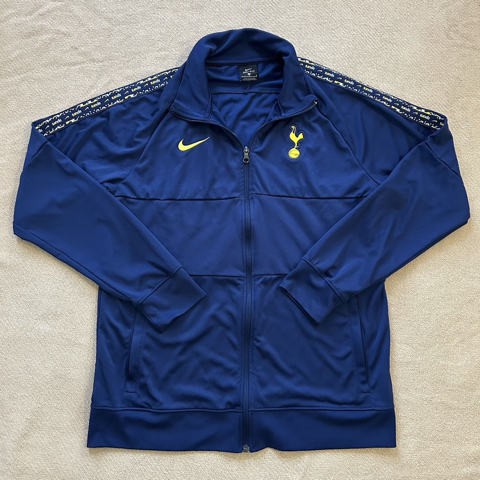 Nike 2020 Tottenham Hotspur Anthem Warm Up Soccer Track Jacket Size US L / EU 52-54 / 3 - 1 Thumbnail