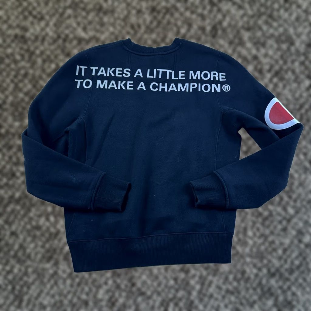 Champion Champion Shirt Mens S Black Crewneck Sweatshirt Takes Little More Make Size US S / EU 44-46 / 1 - 1 Thumbnail