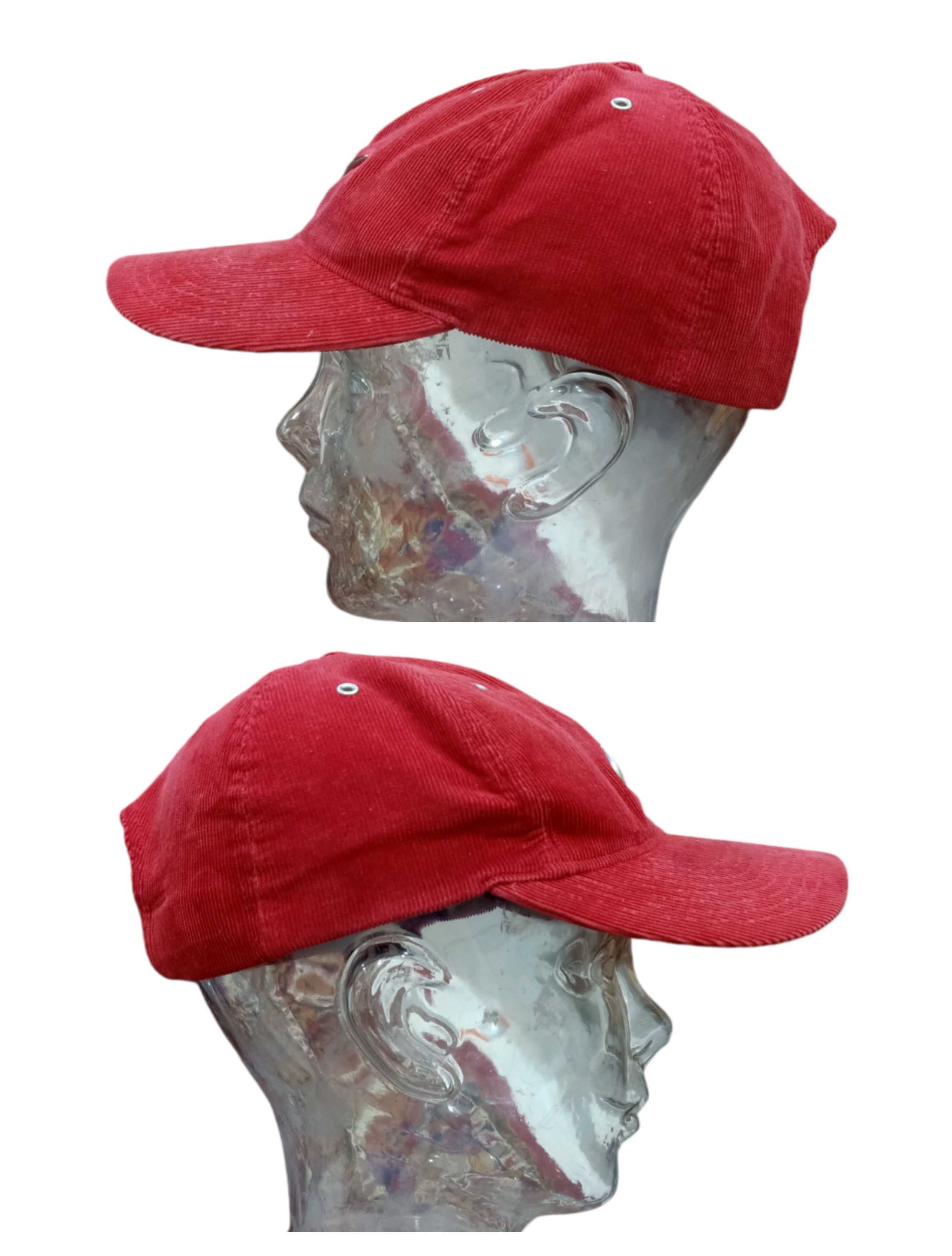 Nike × Vintage Vintage Nike Corduroy Metal Swoosh Cap Hat Size ONE SIZE - 9 Thumbnail