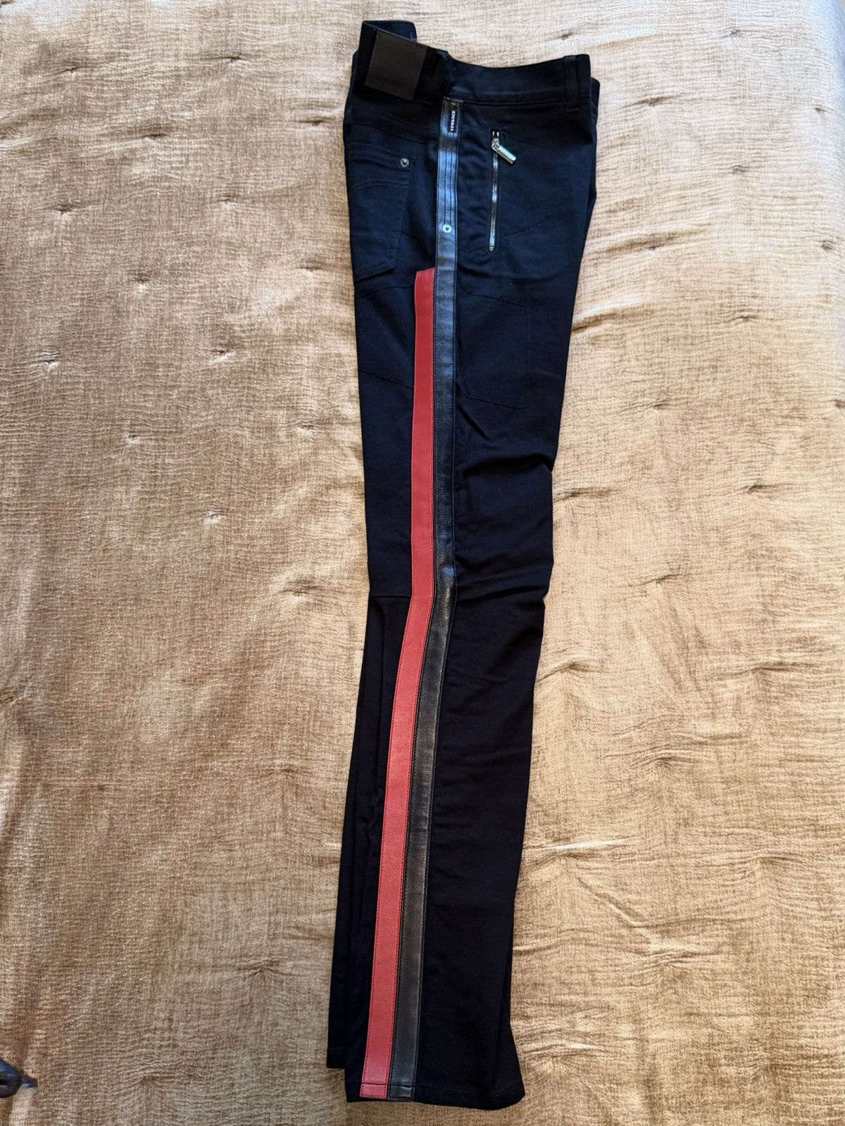 Versace Versace Moto Jeans Lambskin Leather Details Worn Once Size US 32 / EU 48 - 12 Thumbnail