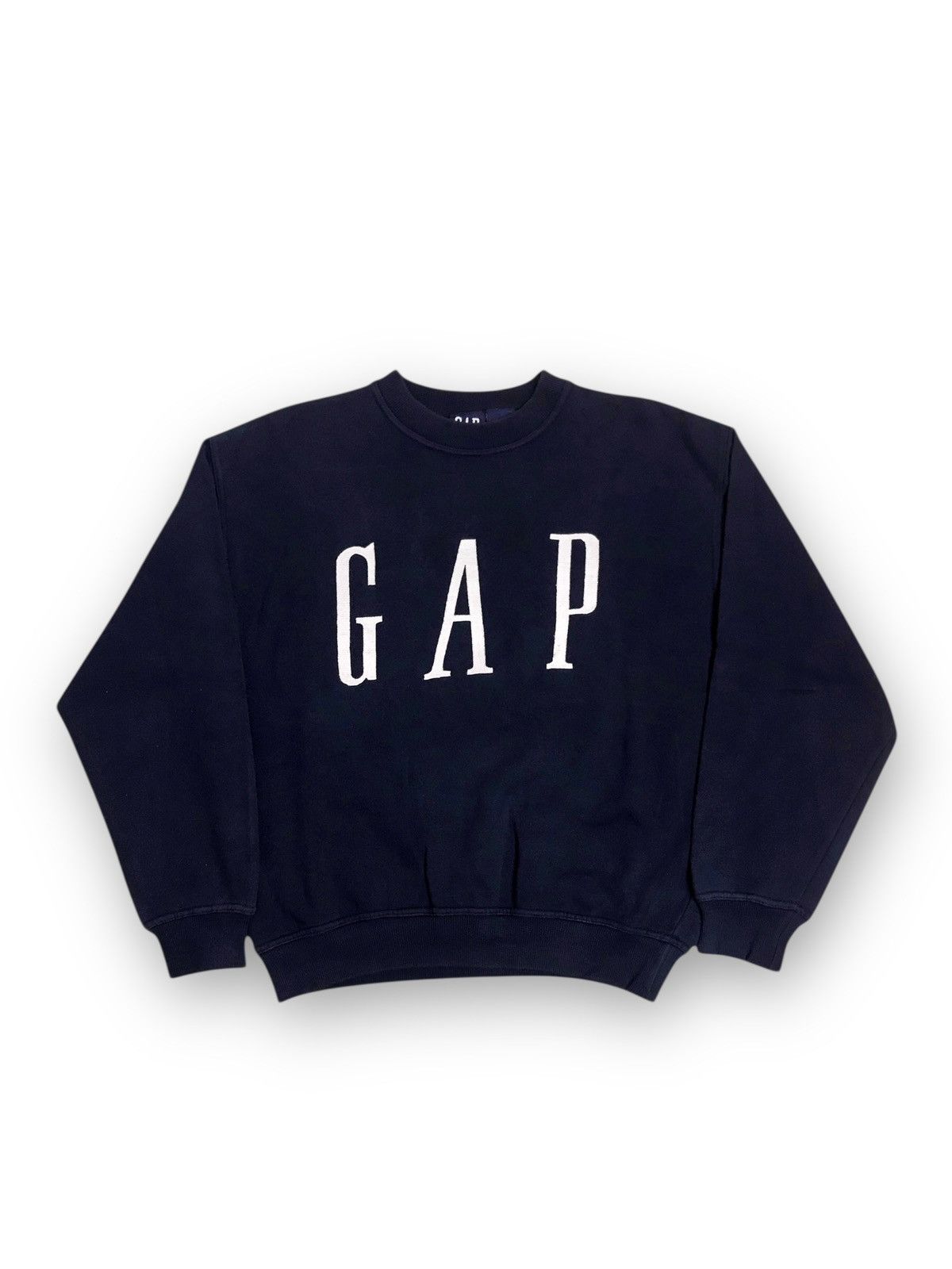 Gap 90s GAP Big Spell Out Vintage Sweatshirts Size US L / EU 52-54 / 3 - 1 Thumbnail