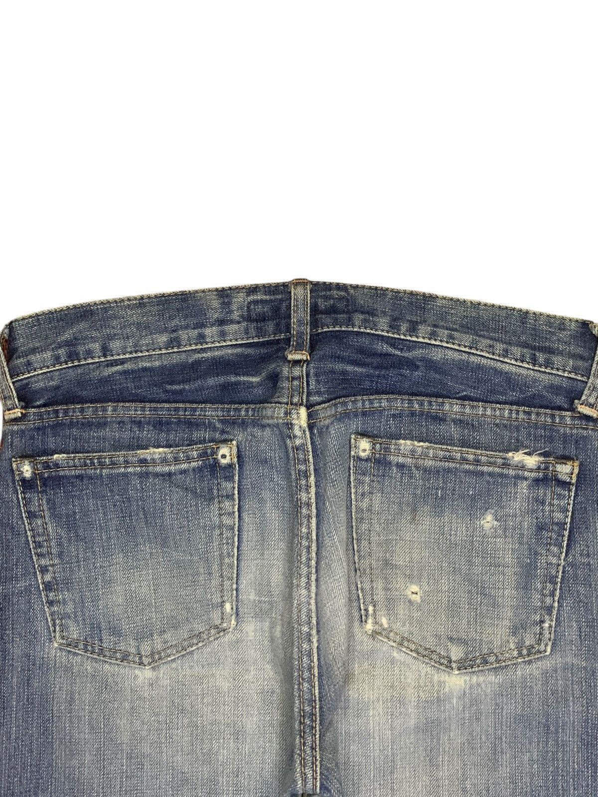 Japanese Brand SALES🔥Vintage Japanese Brand Faded Wash Distressed Jeans Size US 30 / EU 46 - 8 Thumbnail