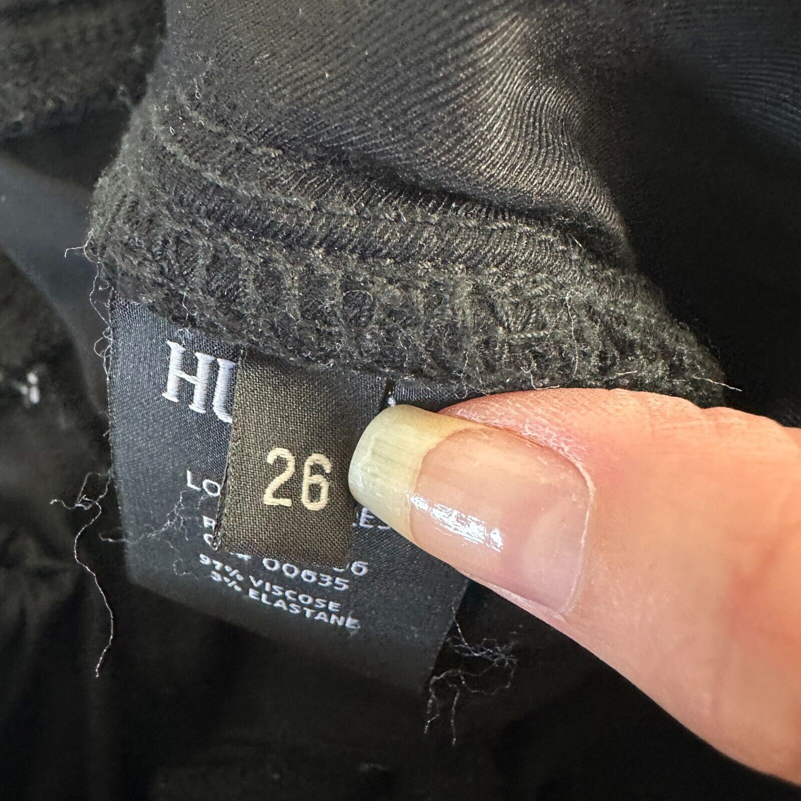Hudson Revolve Hudson Katie Crop Black Jogger Zip Pocket Pants 26 Size 26" / US 2 / IT 38 - 10 Thumbnail