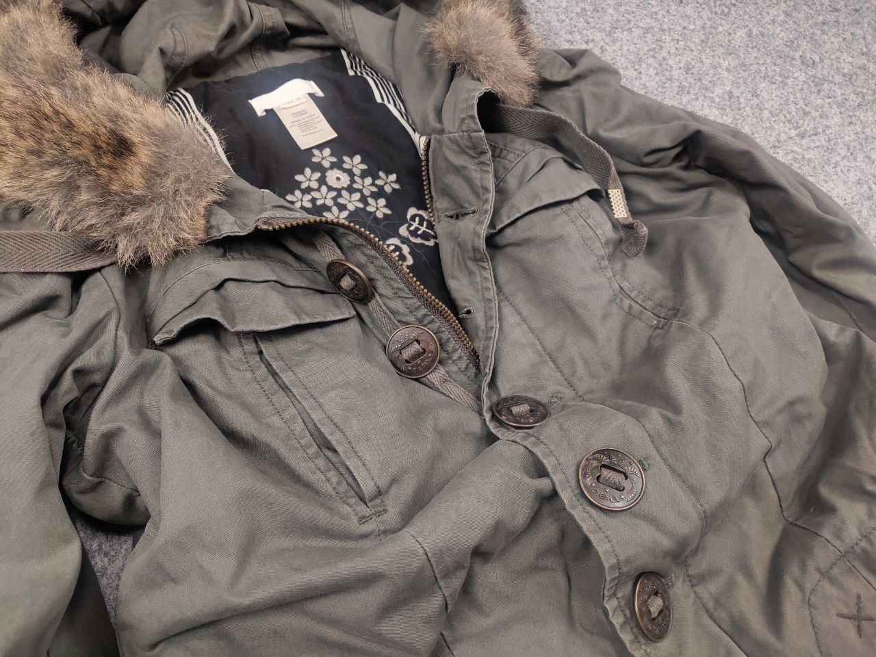 Diesel Vintage Diesel Military LGB Fur Parka Jacket Y2K opium Size M / US 6-8 / IT 42-44 - 5 Thumbnail