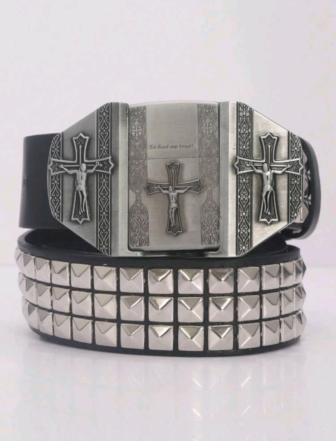 Cowboy Equipment × Vintage Vintage Western Cowboy Goth Style Belt Size ONE SIZE - 1 Thumbnail