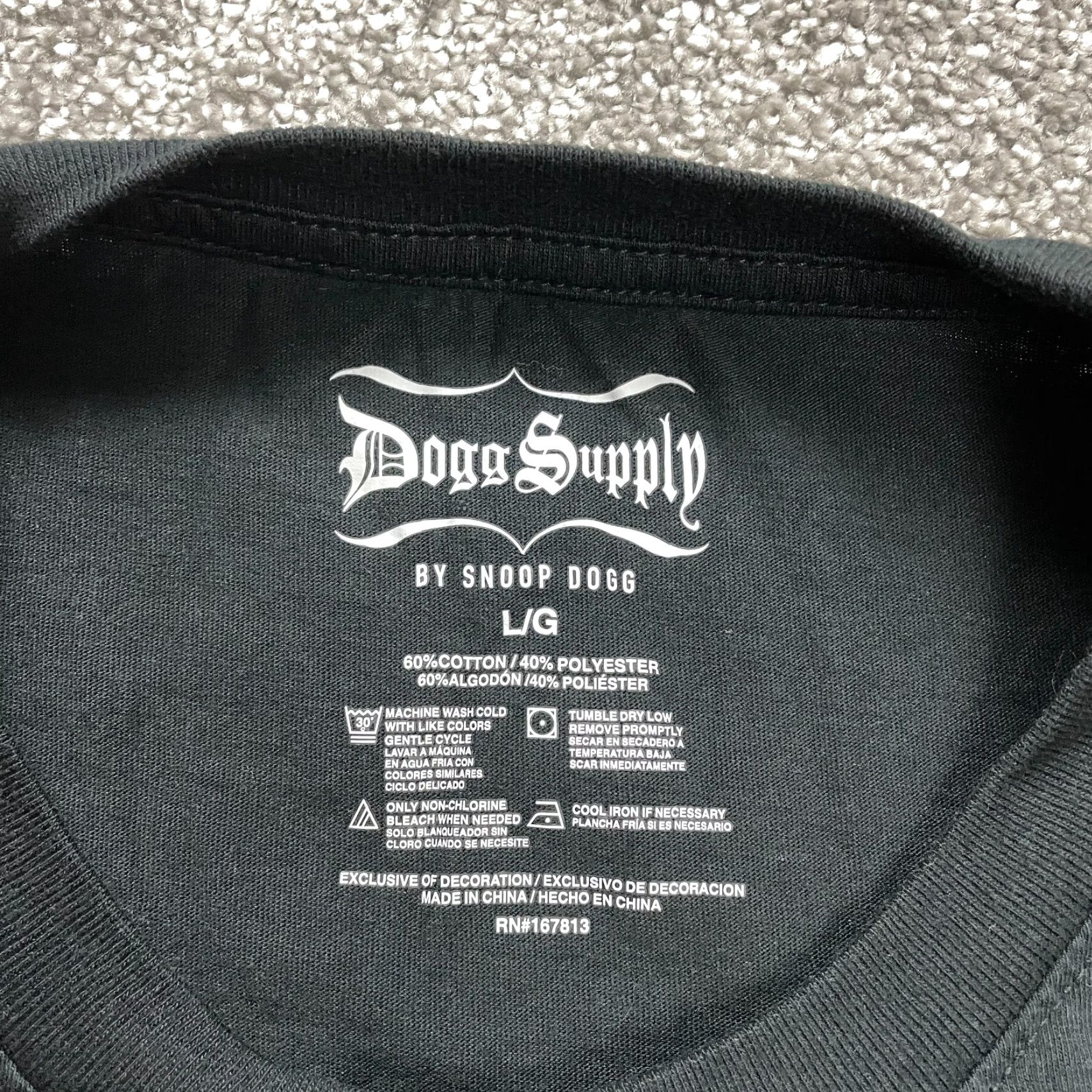 Vintage Snoop Dogg Graphic T-Shirt Large Black Crew Neck Short Sleeve Cotton Tee Mens Size US L / EU 52-54 / 3 - 4 Thumbnail