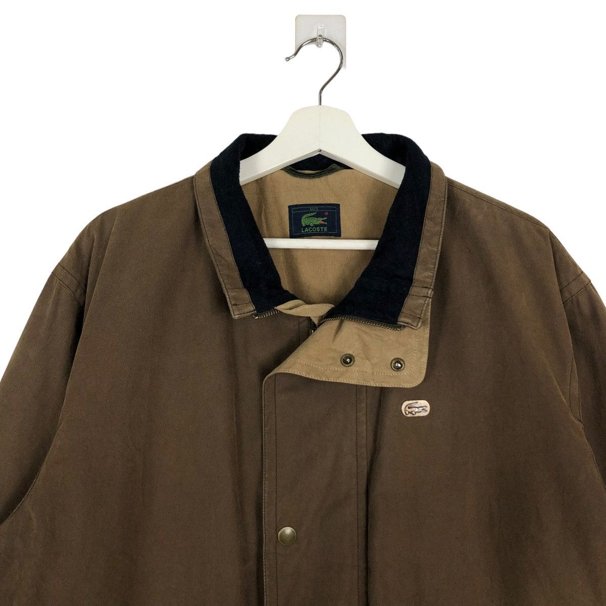 Japanese Brand 🔥 LACOSTE SAFARI LONG JACKET Size US L / EU 52-54 / 3 - 3 Thumbnail