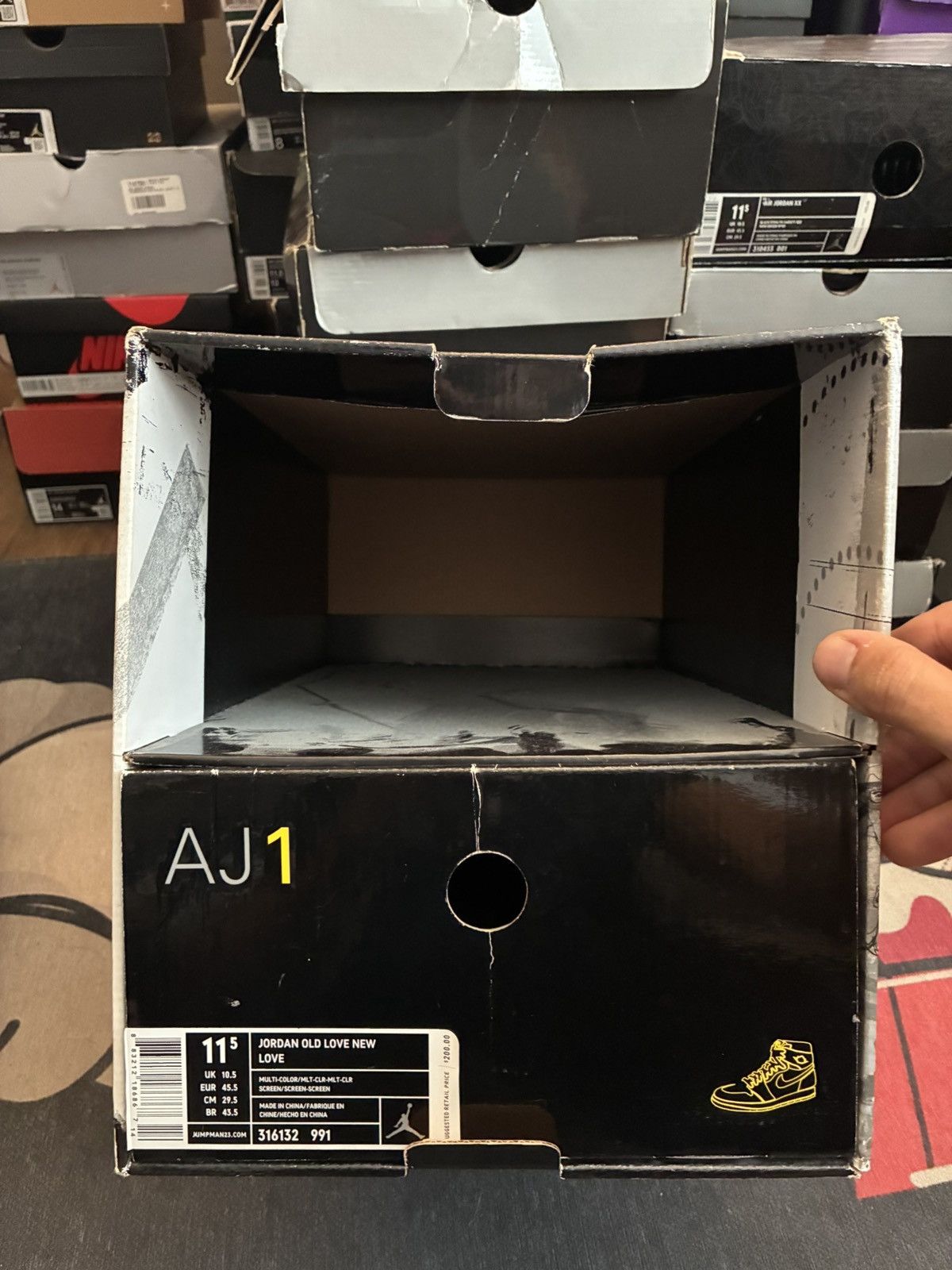 Jordan Brand Jordan 1 Mid BMP New Love Size US 11.5 / EU 44-45 - 7 Thumbnail